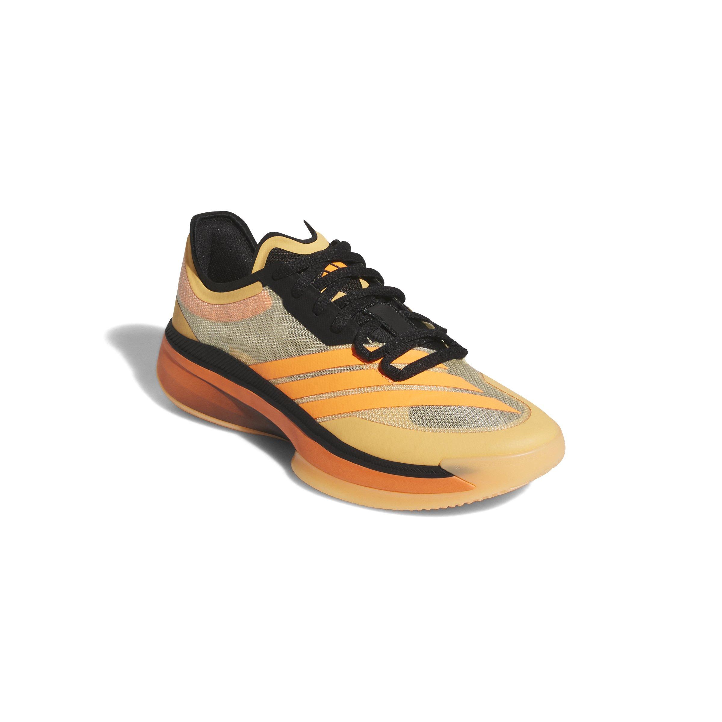 adidas Adizero Select 2.0 Low "Orange Tint/Core Black/Screaming Orange" Unisex Basketball Shoe - ORANGE/BLACK/ORANGE Thumbnail View 3