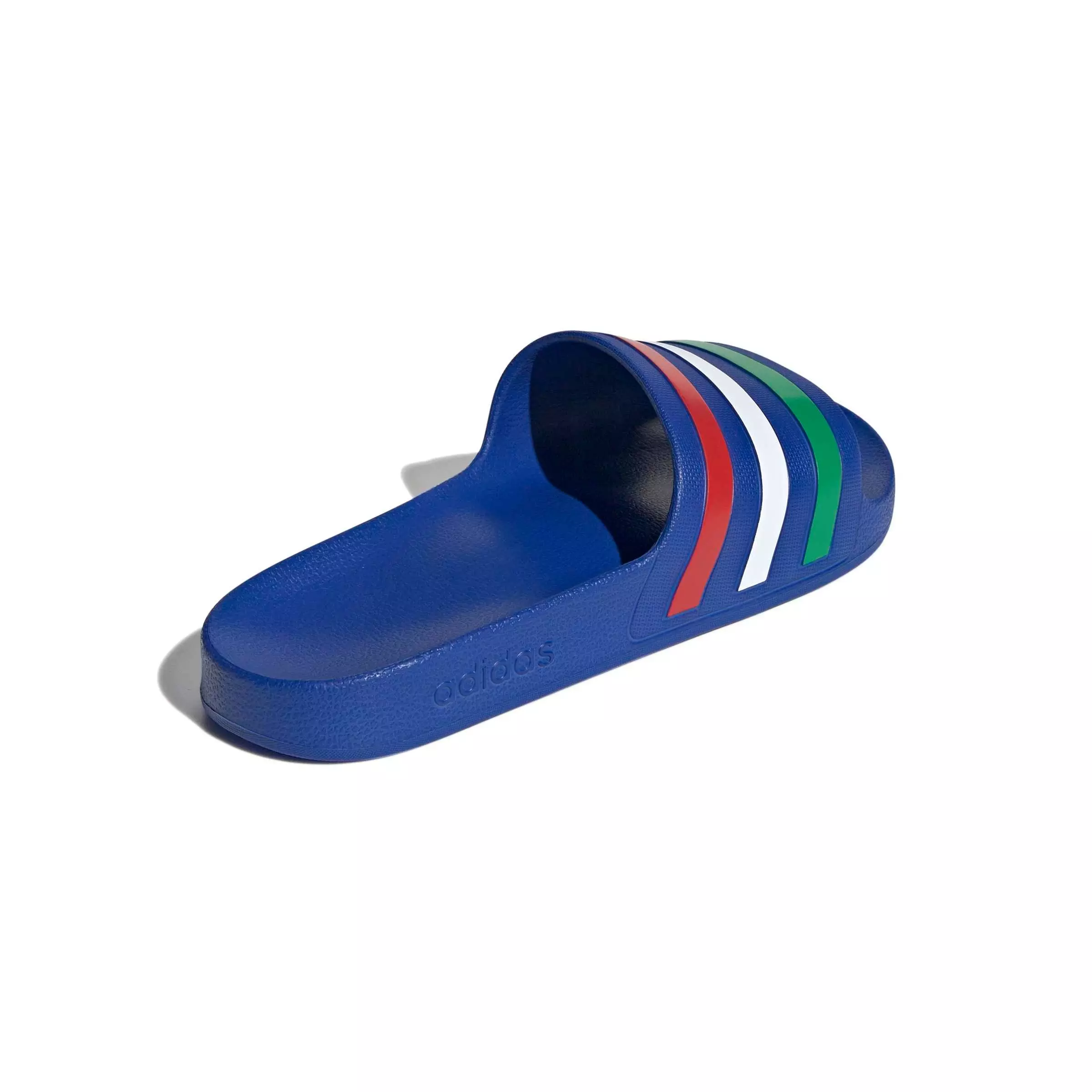 adidas Adilette Aqua "Bold Blue/Green/Ftwr White" Men's Slide - BLUE/GREEN/WHITE