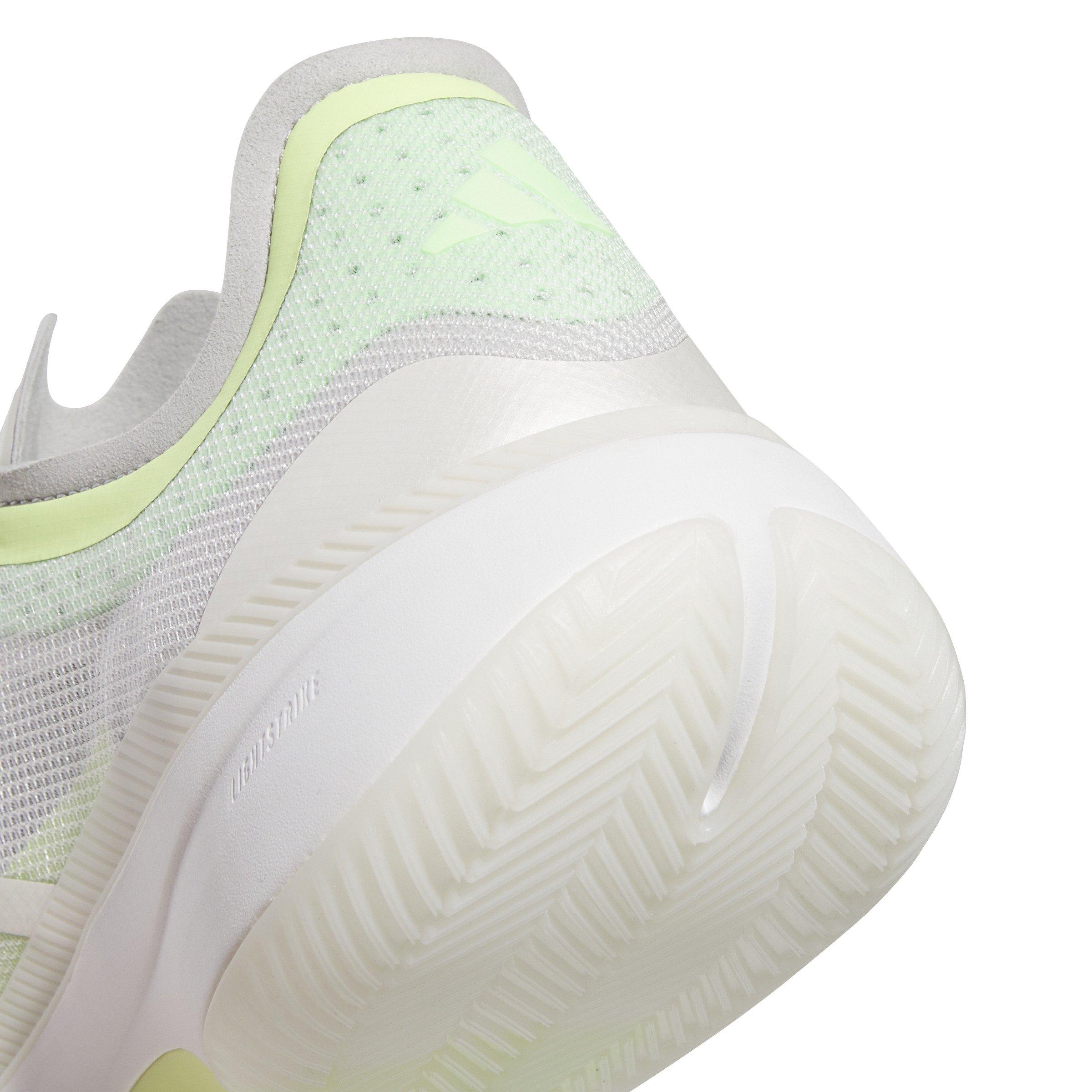 adidas Adizero Select 2.0 Low "Zero Metallic/Grey Two/Lime Burst" Unisex Basketball Shoe - ZERO/GREY/LIME Thumbnail View 7