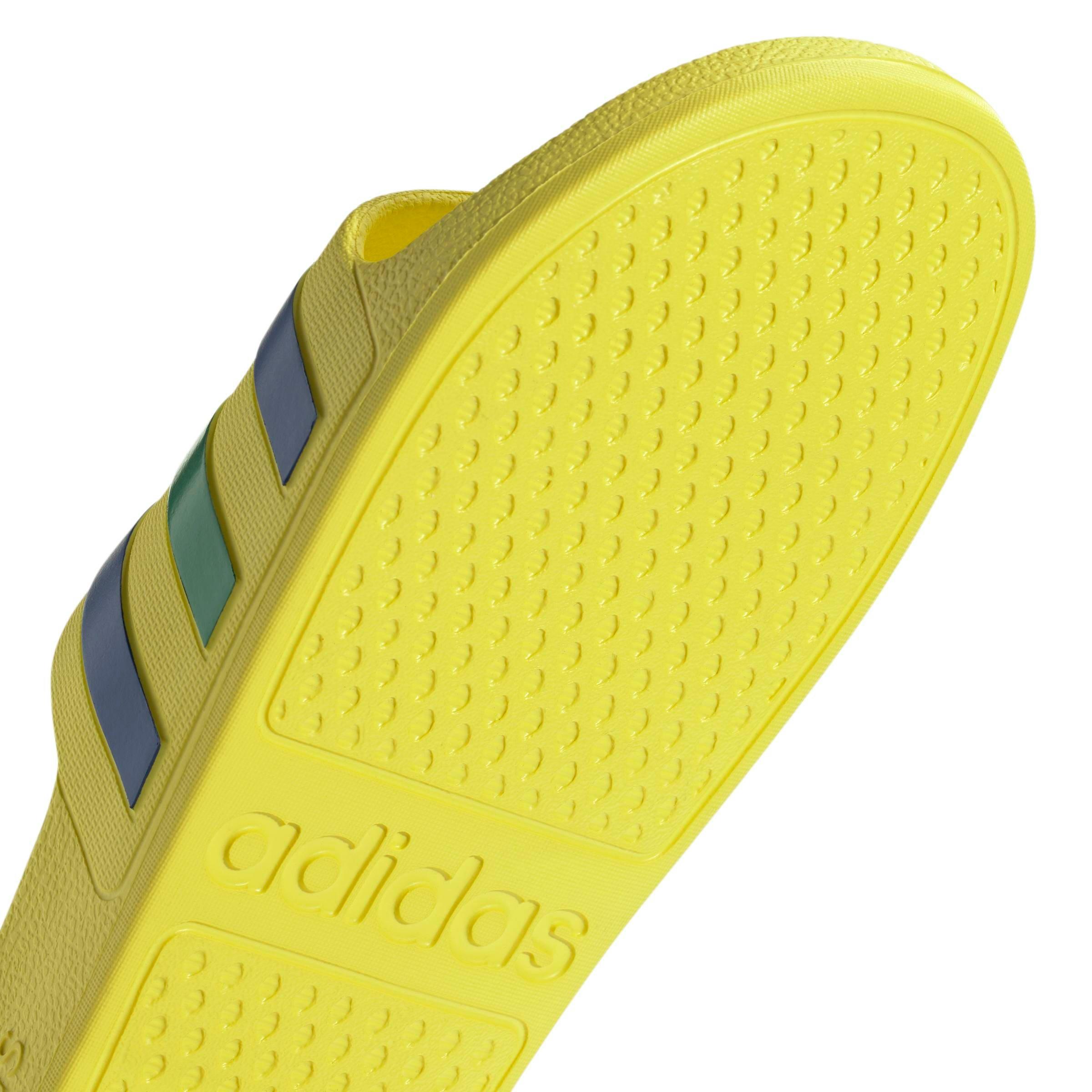 adidas Adilette Aqua "Bright Yellow/Bold Blue/Bold Green" Men's Slide - YELLOW/BLUE/GREEN Thumbnail View 8