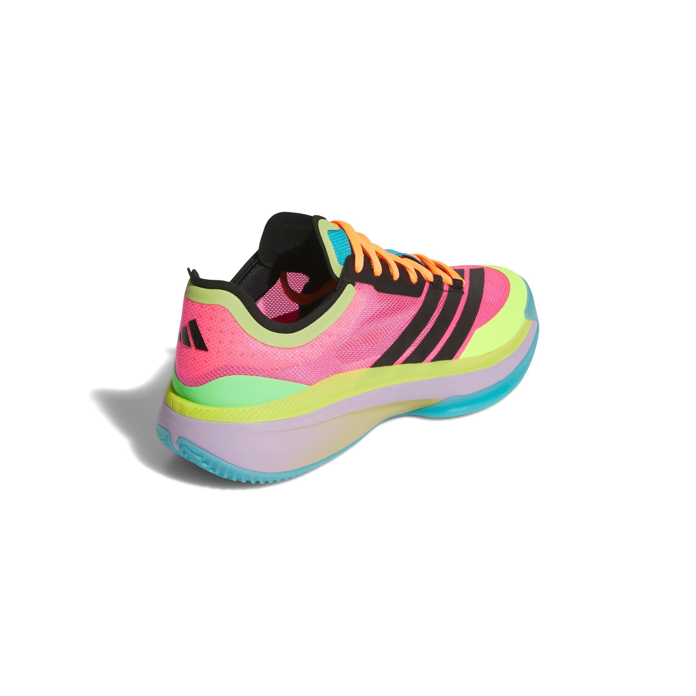 adidas Adizero Select 2.0 Low "Lucid Pink/Powder Plum/Preloved Lime" Unisex Basketball Shoe - PINK/PLUM/LIME Thumbnail View 4