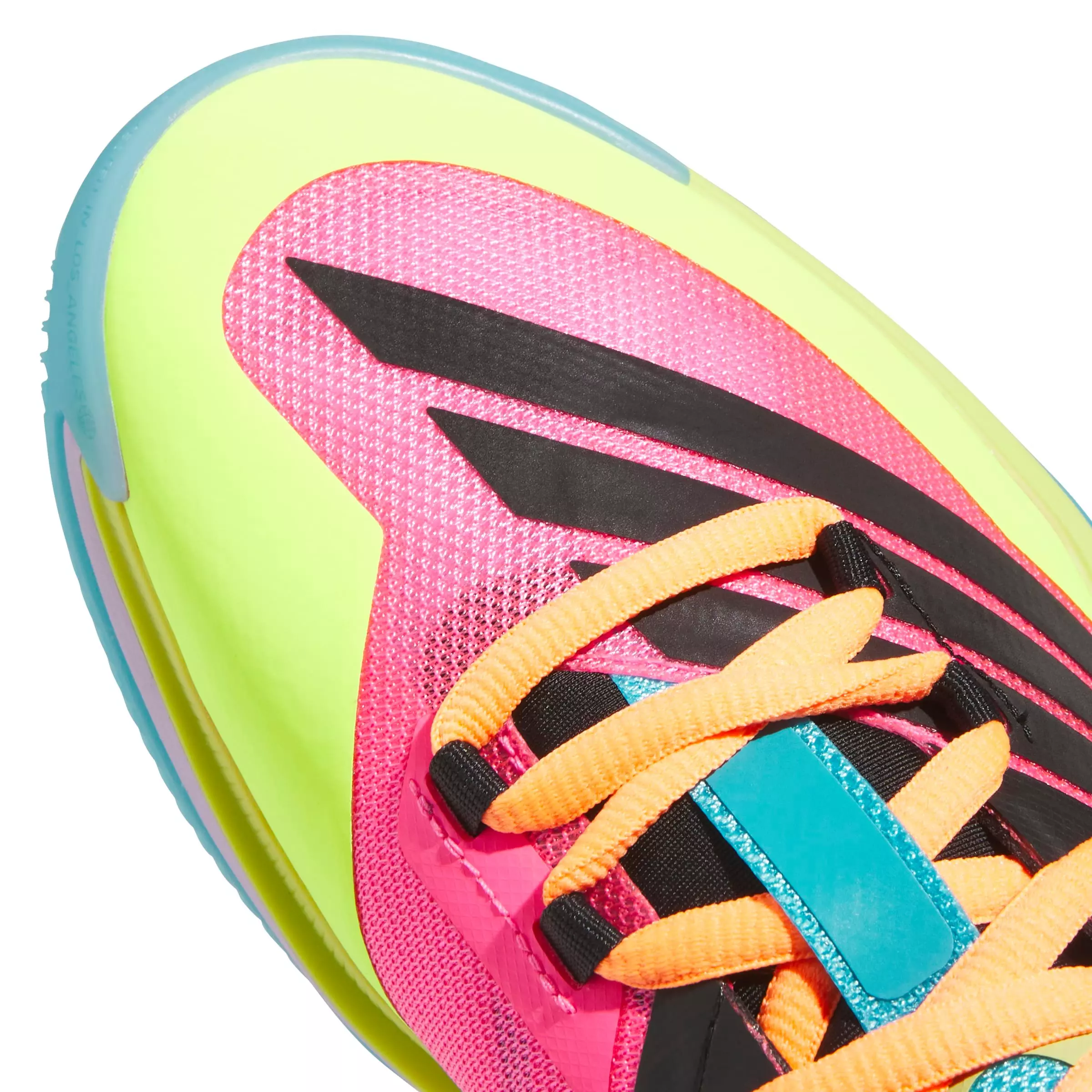 adidas Adizero Select 2.0 Low "Lucid Pink/Powder Plum/Preloved Lime" Unisex Basketball Shoe - PINK/PLUM/LIME