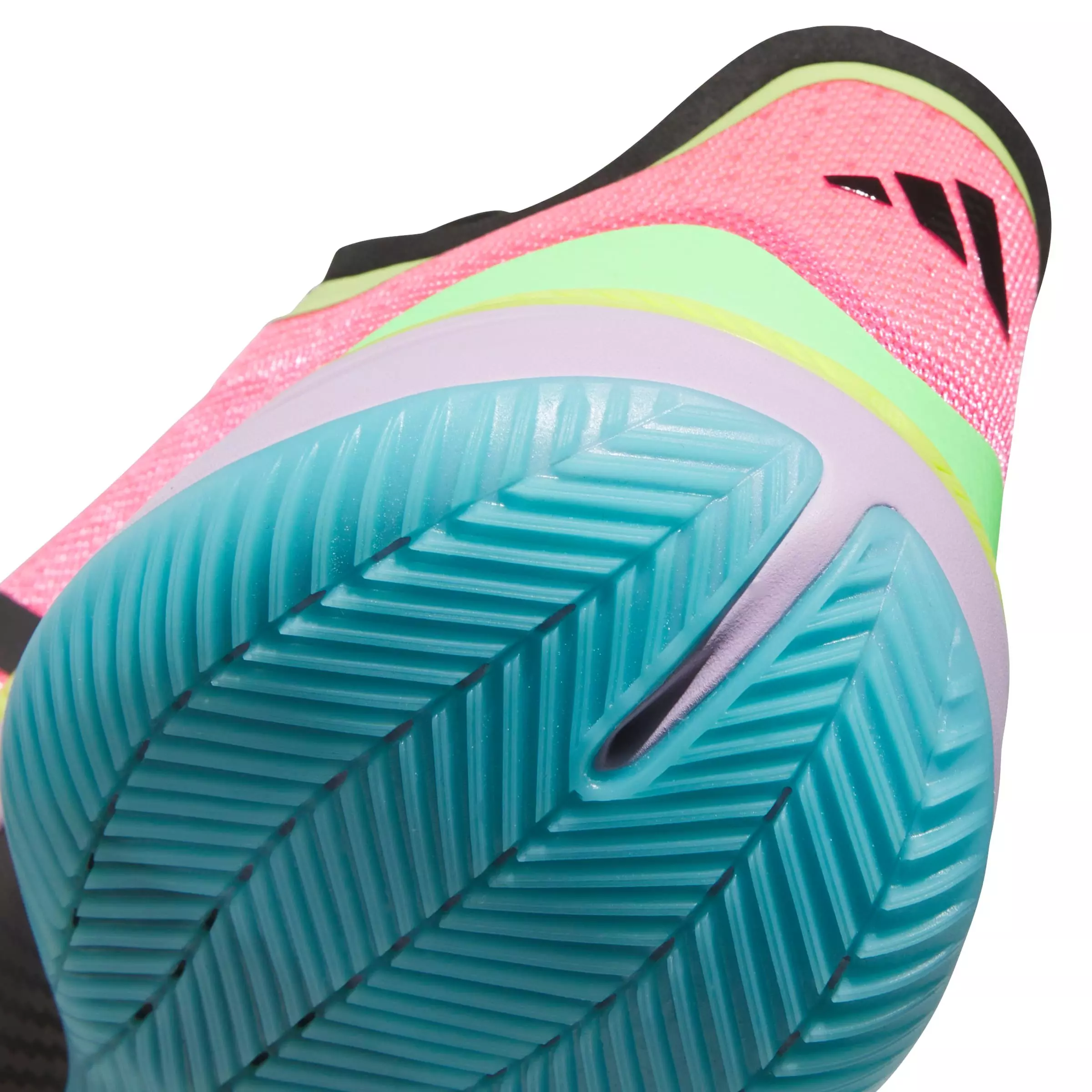 adidas Adizero Select 2.0 Low "Lucid Pink/Powder Plum/Preloved Lime" Unisex Basketball Shoe - PINK/PLUM/LIME