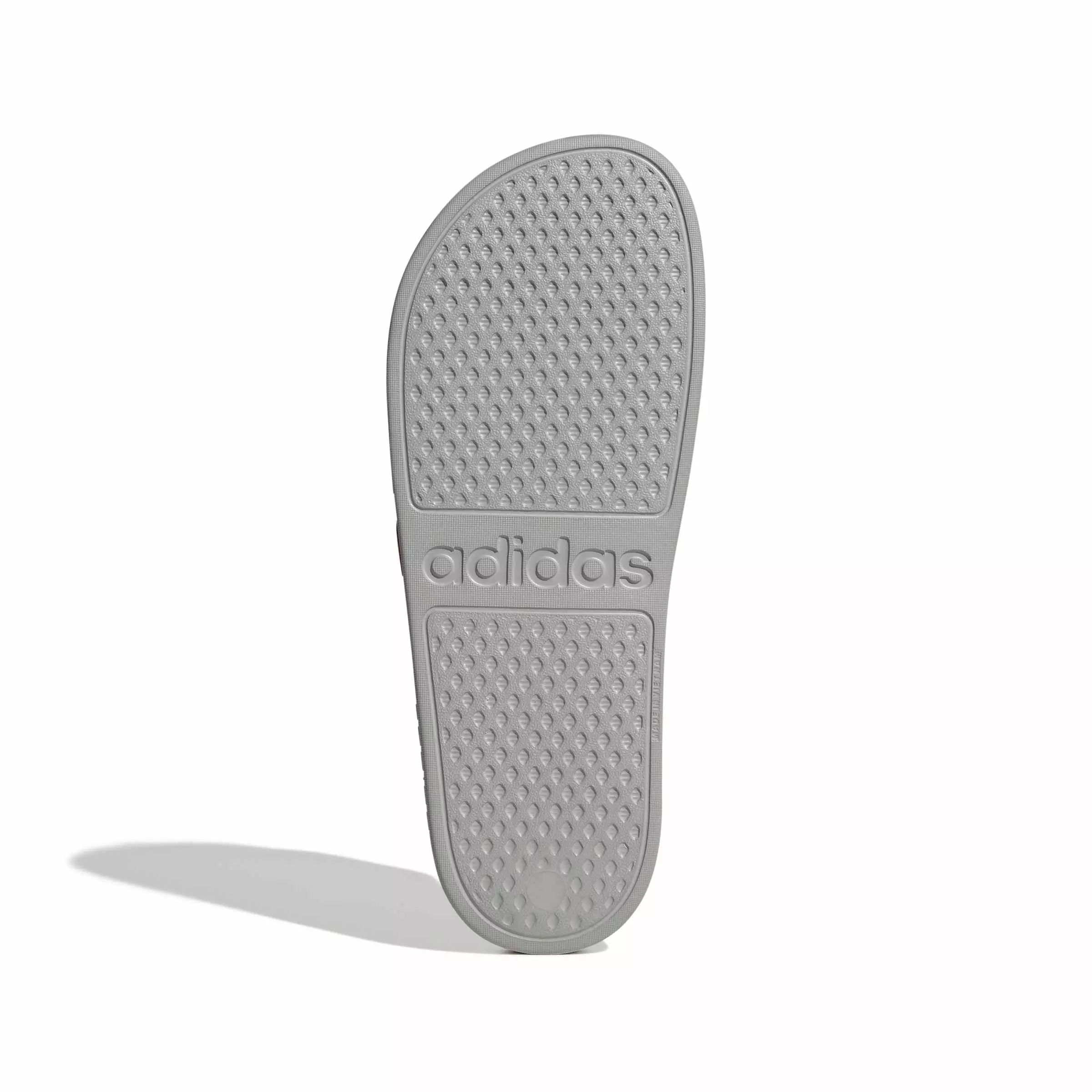 adidas Adilette Aqua "Grey Two/Mystery Ink/Pure Ruby" Men's Slide - GREY/INK/RUBY