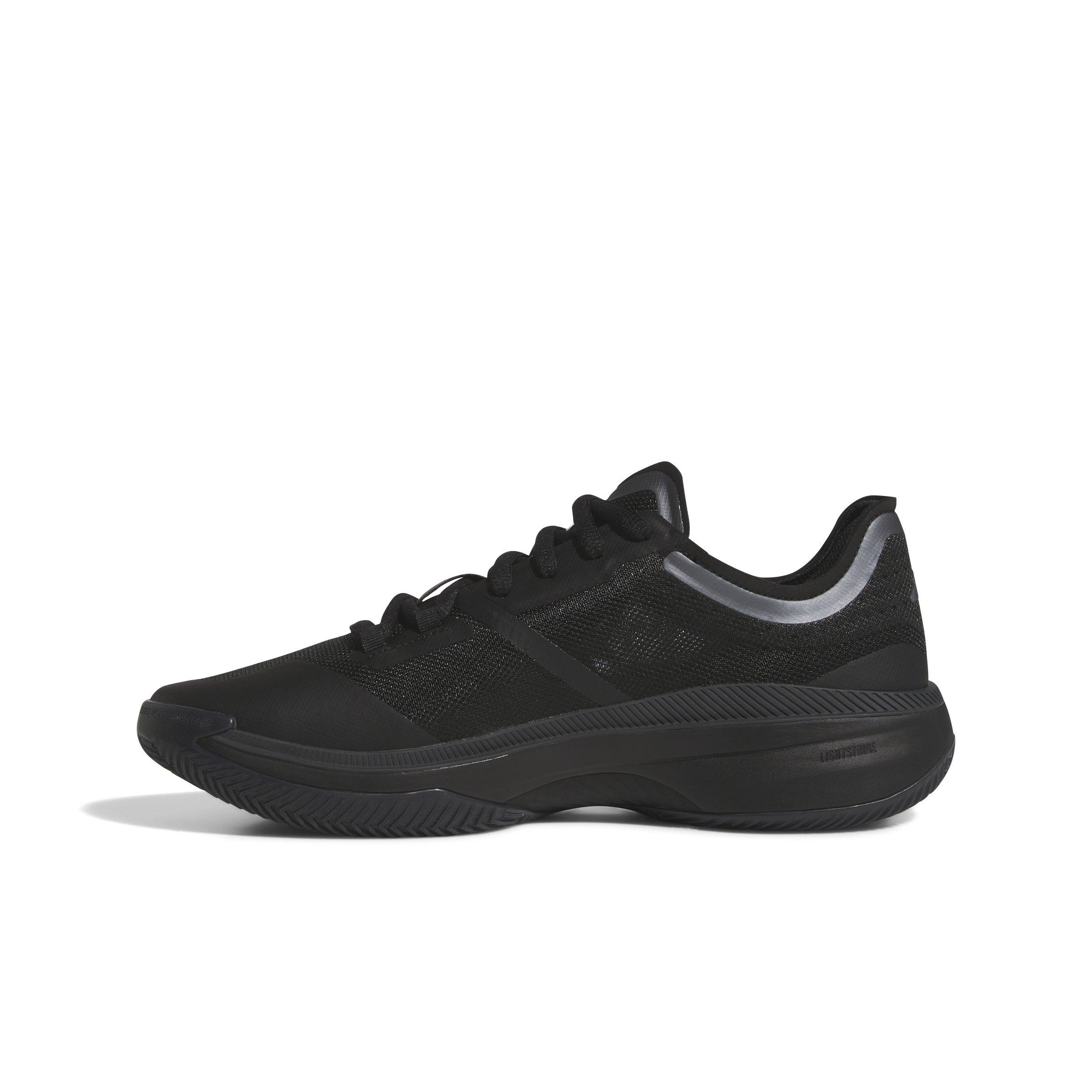 adidas Adizero Select 2.0 Low "Core Black/Iron Metallic/Carbon" Unisex Basketball Shoe - BLACK/IRON/CARBON Thumbnail View 2