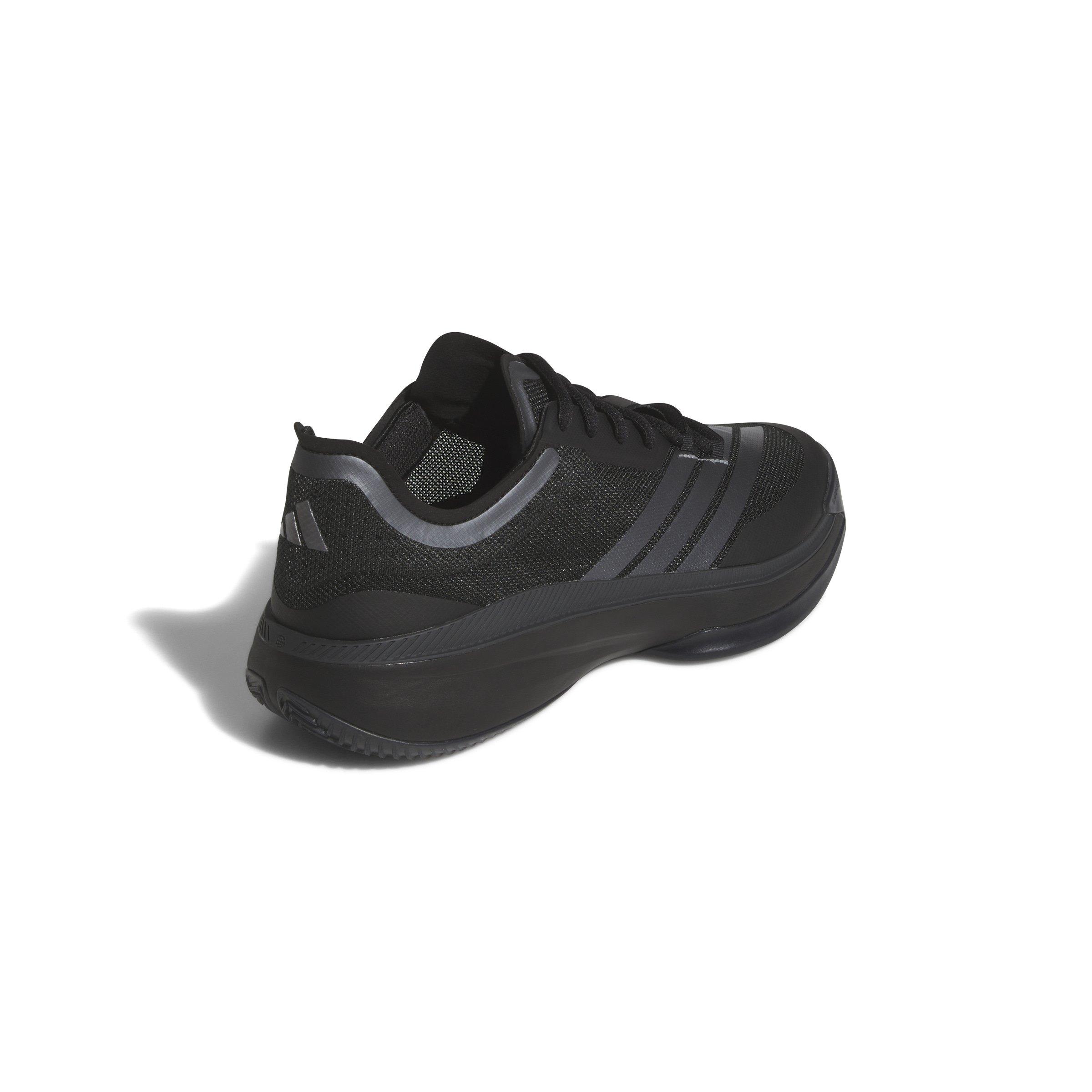 adidas Adizero Select 2.0 Low "Core Black/Iron Metallic/Carbon" Unisex Basketball Shoe - BLACK/IRON/CARBON Thumbnail View 4
