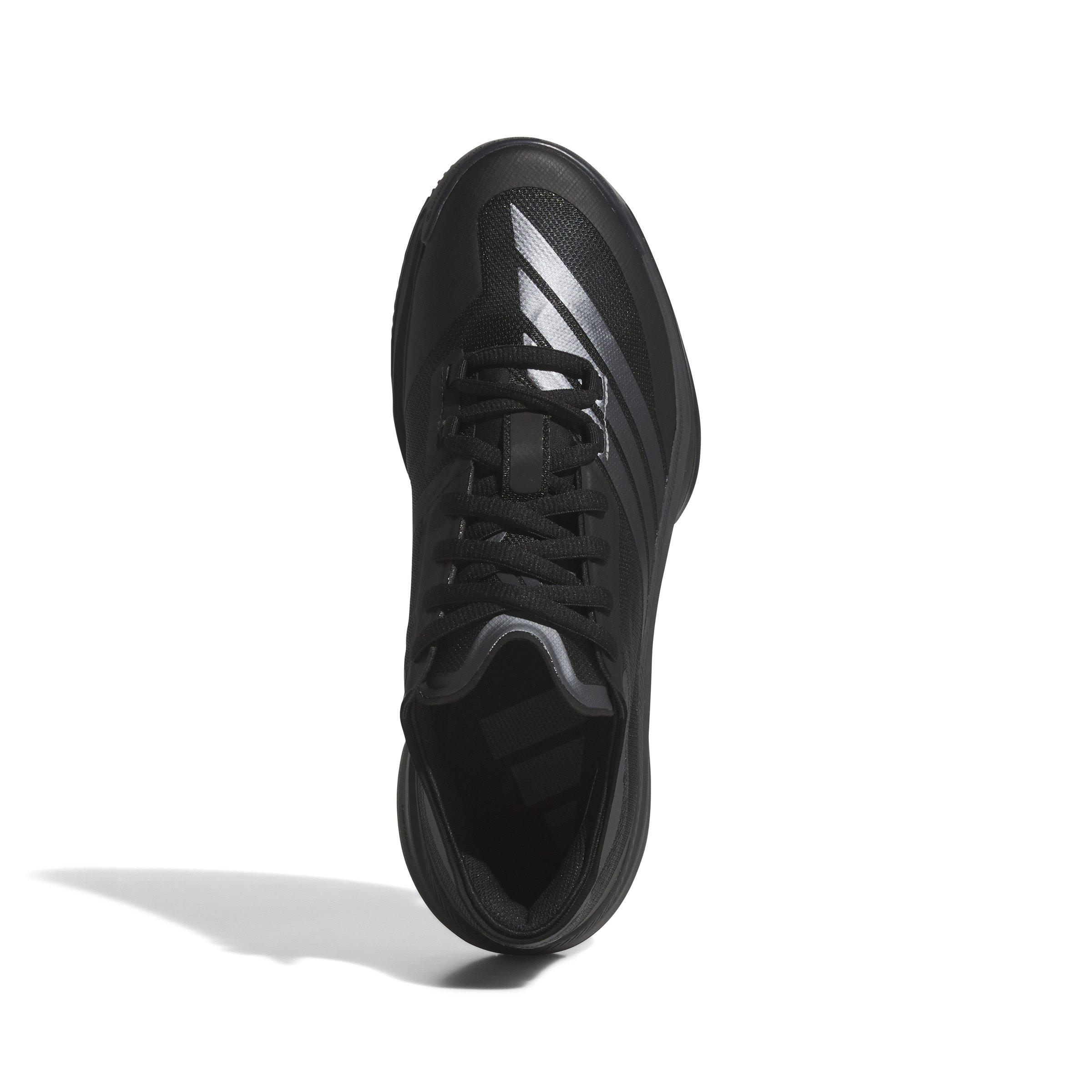 adidas Adizero Select 2.0 Low "Core Black/Iron Metallic/Carbon" Unisex Basketball Shoe - BLACK/IRON/CARBON Thumbnail View 5