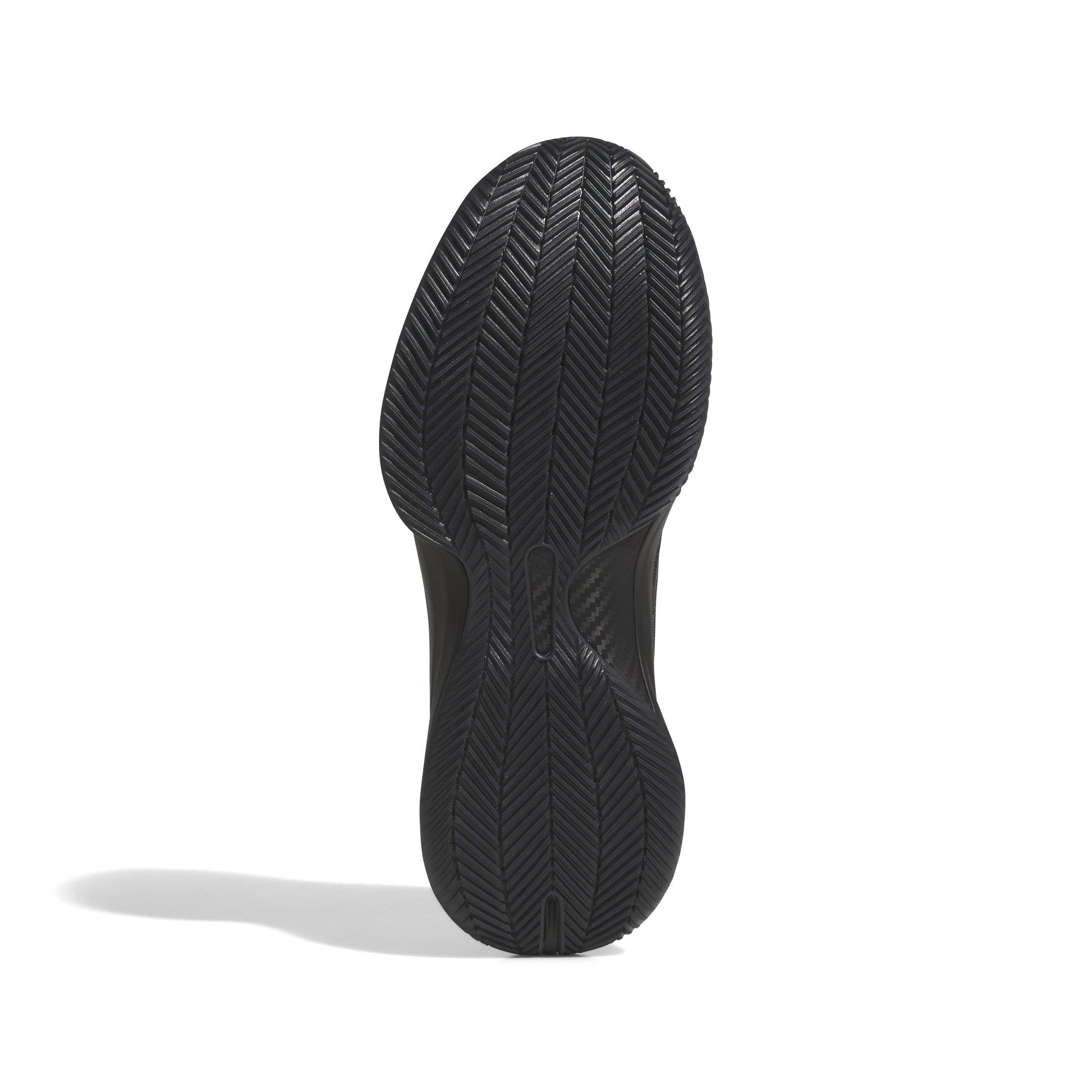 adidas Adizero Select 2.0 Low "Core Black/Iron Metallic/Carbon" Unisex Basketball Shoe - BLACK/IRON/CARBON Thumbnail View 6