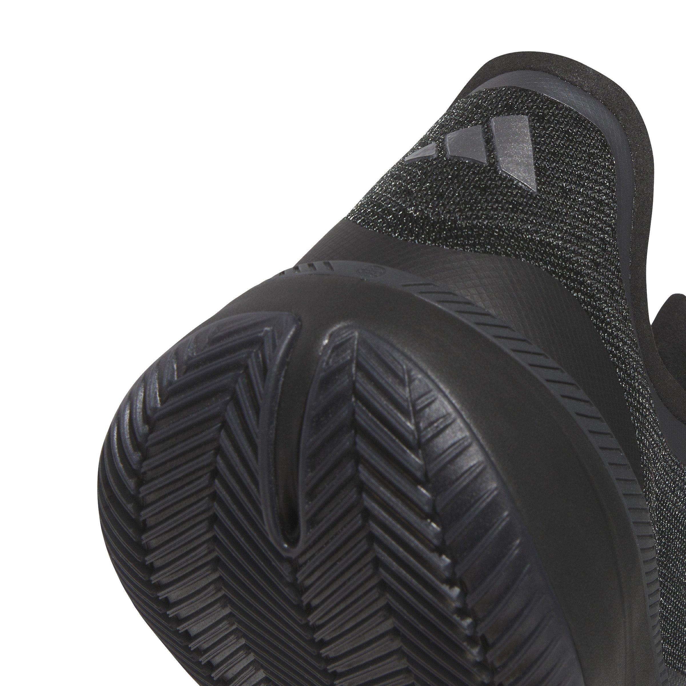 adidas Adizero Select 2.0 Low "Core Black/Iron Metallic/Carbon" Unisex Basketball Shoe - BLACK/IRON/CARBON Thumbnail View 7