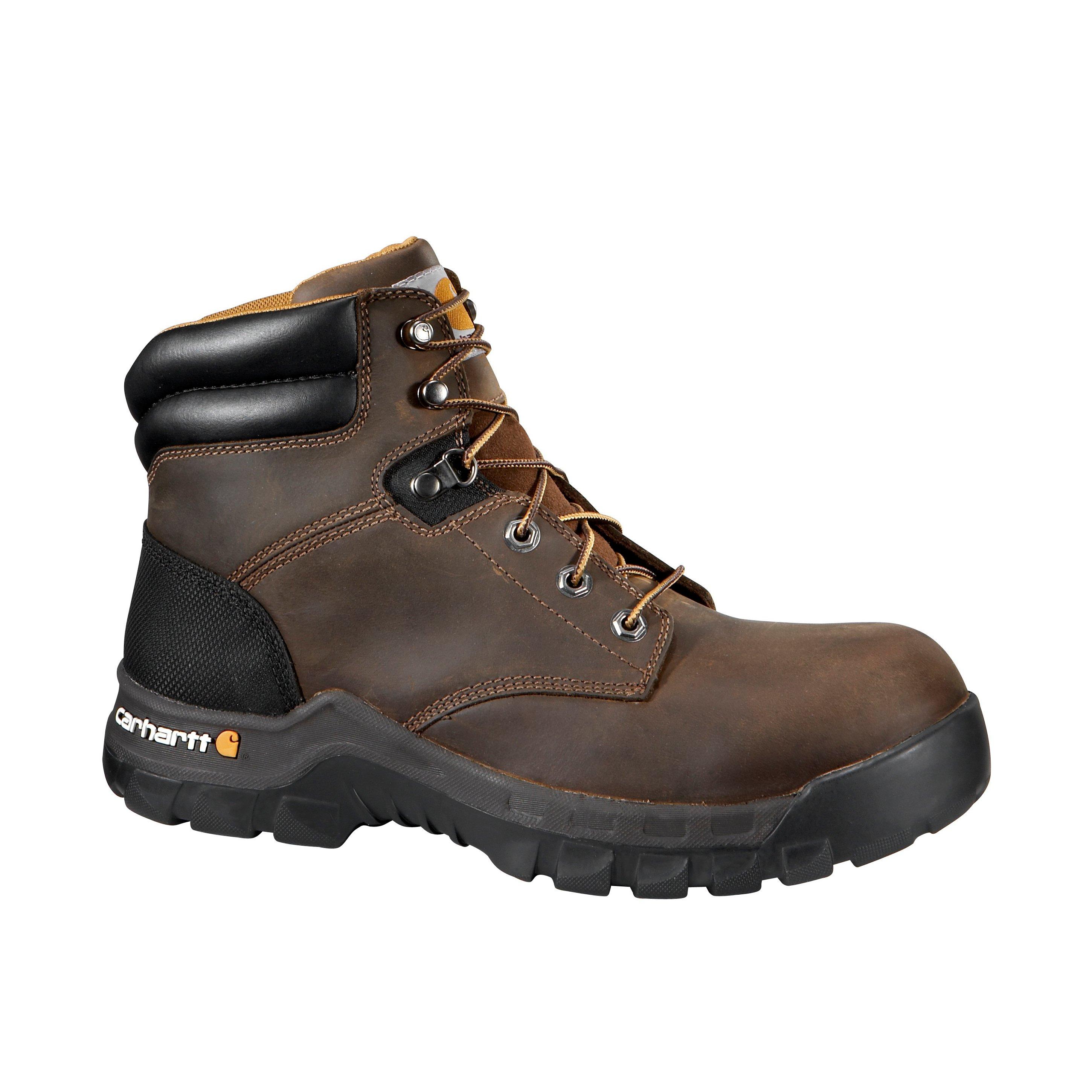 Carhartt Rugged Flex 6" Soft Toe "Brown Oil Tanned" Men's Wide Work Boot - BROWN Thumbnail View 1