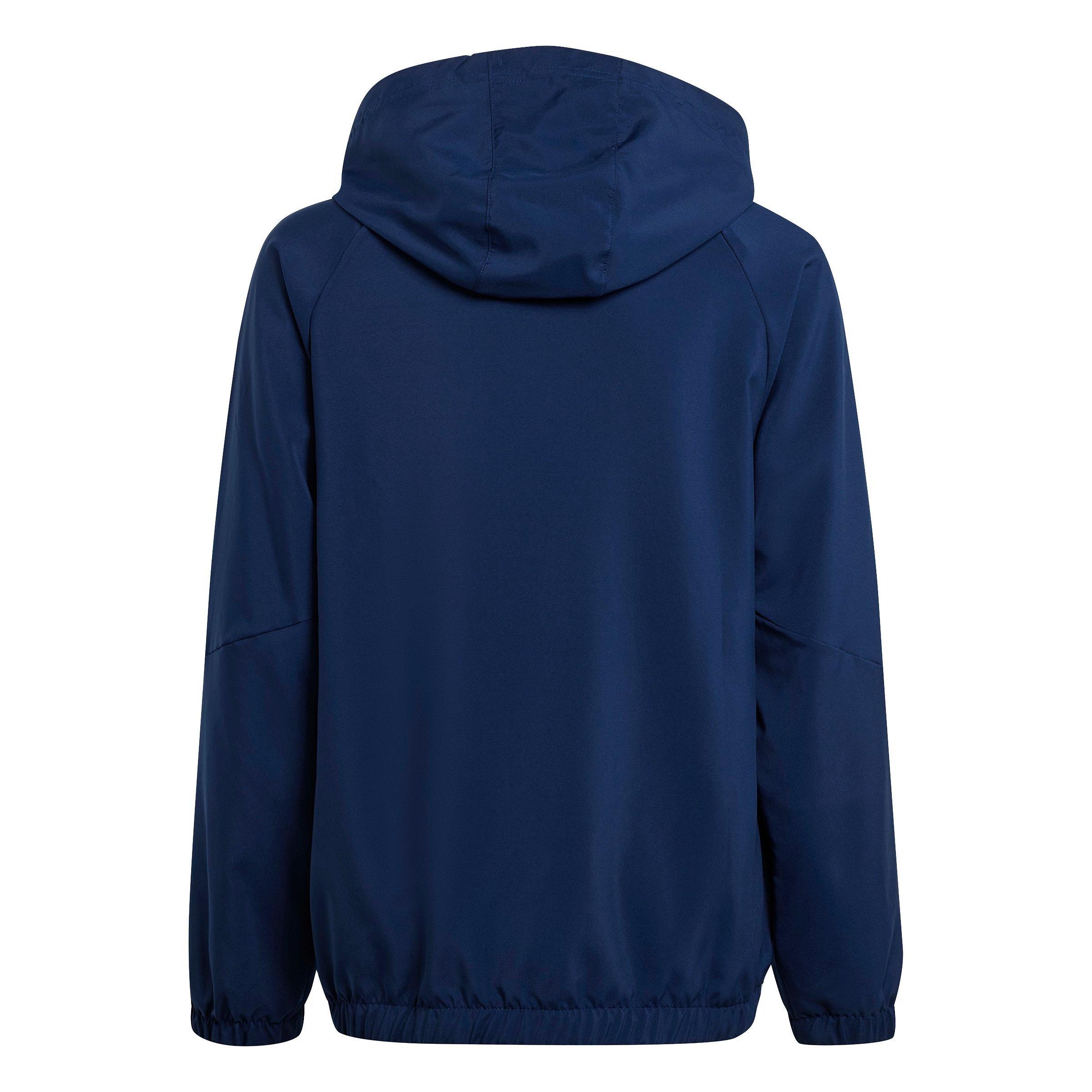 adidas Tiro 24 Soccer Big Kids' Blue Windbreaker