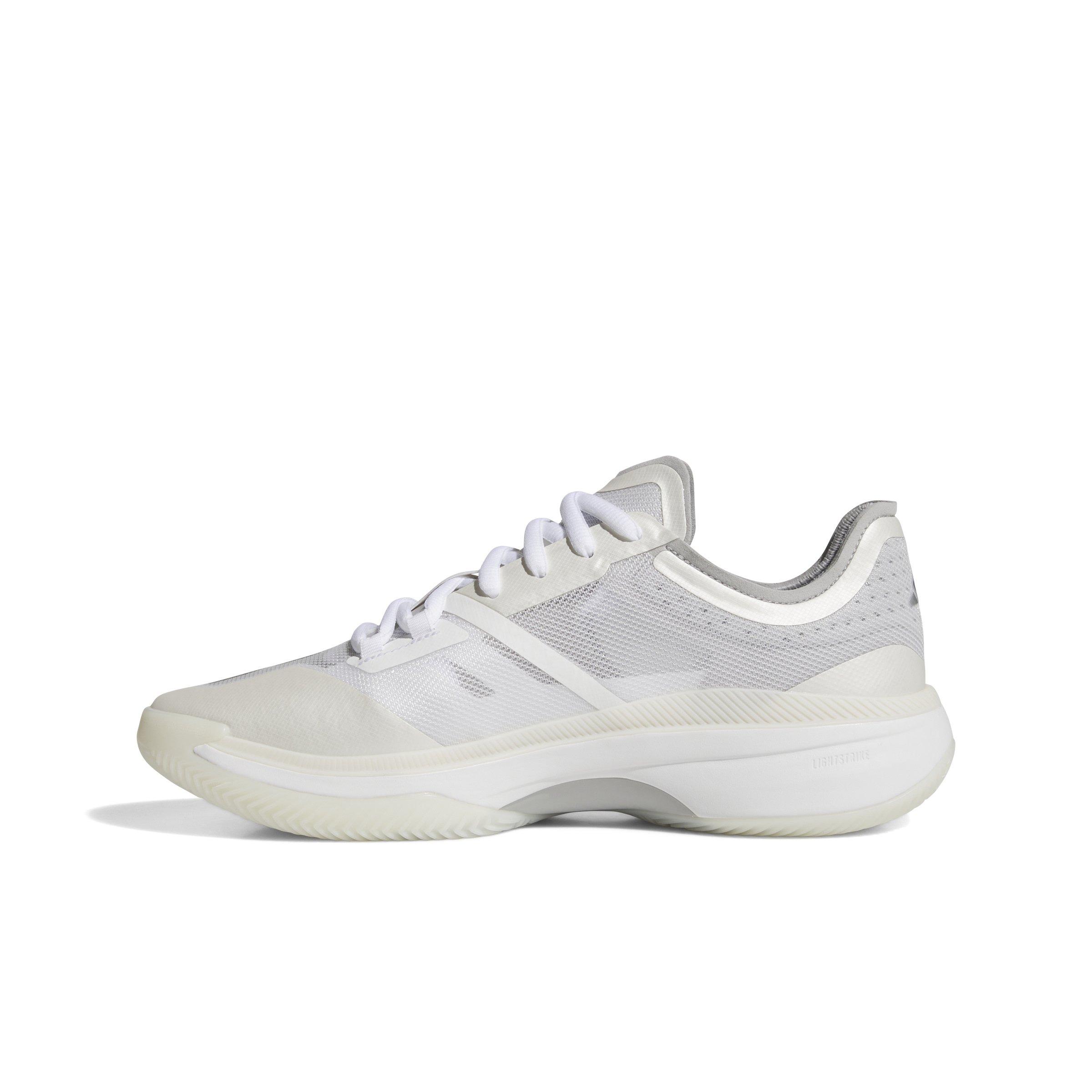 adidas Adizero Select 2.0 Low "Ftwr White/Silver Metallic/Grey Two" Unisex Basketball Shoe - WHITE/SILVER/GREY Thumbnail View 2