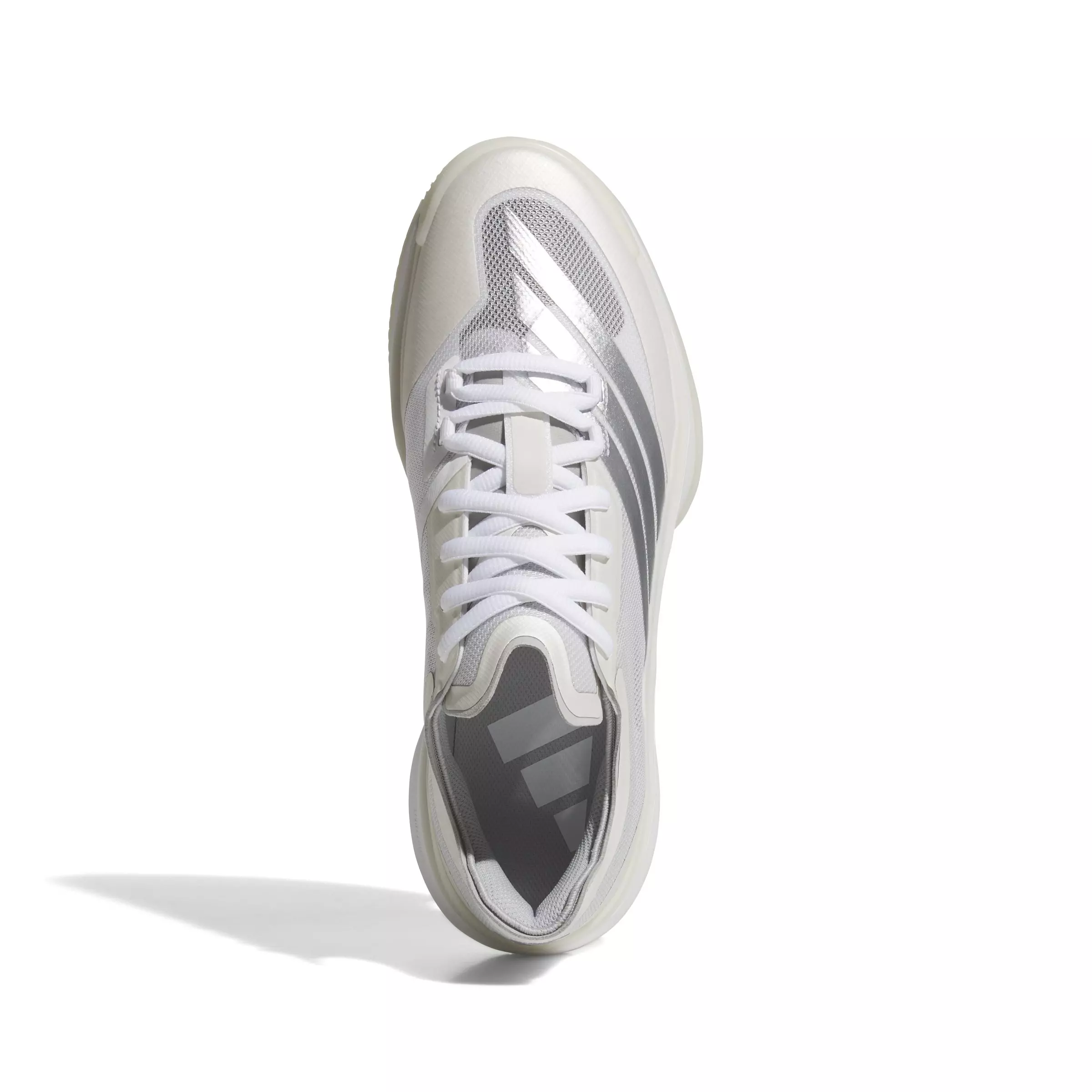 adidas Adizero Select 2.0 Low "Ftwr White/Silver Metallic/Grey Two" Unisex Basketball Shoe - WHITE/SILVER/GREY