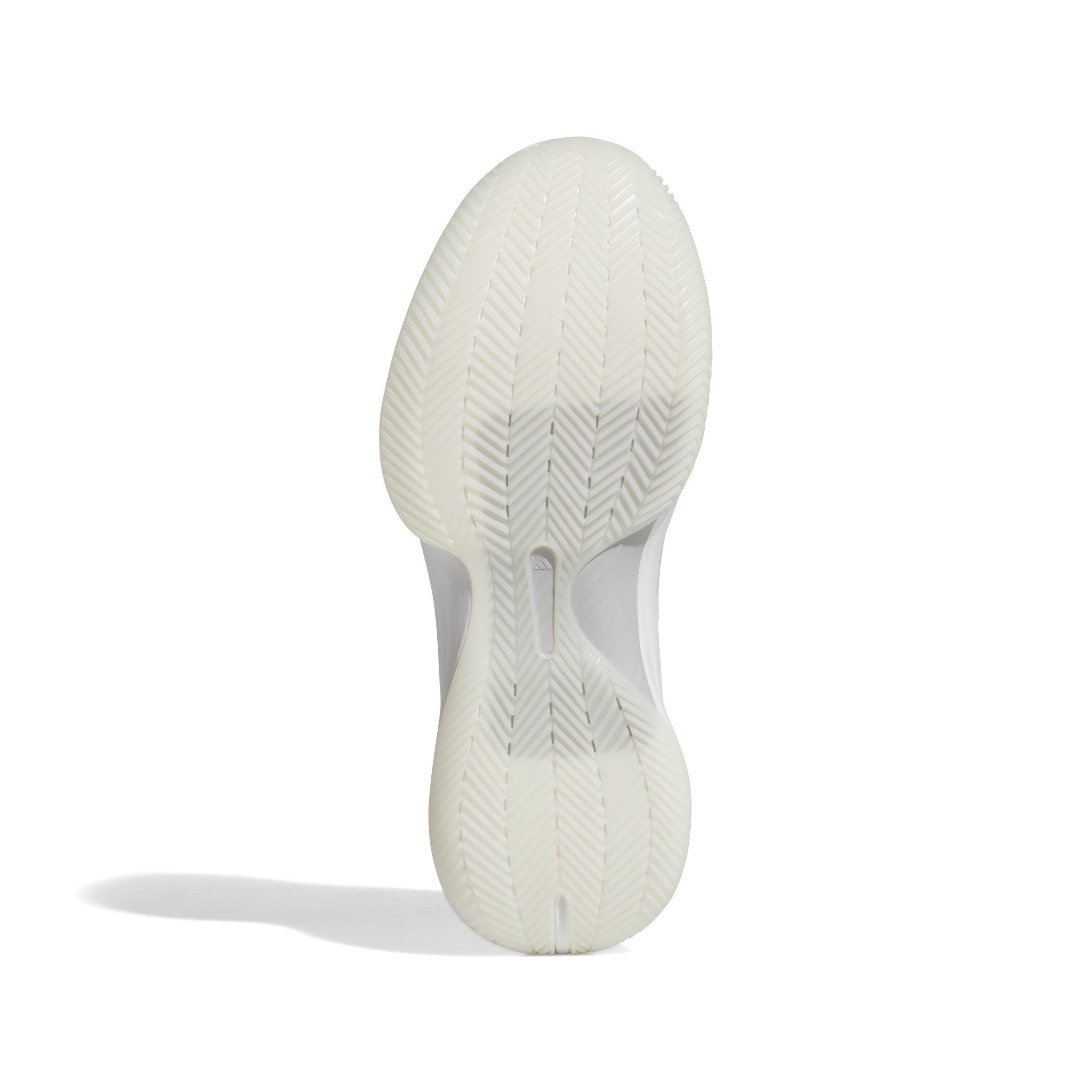 adidas Adizero Select 2.0 Low "Ftwr White/Silver Metallic/Grey Two" Unisex Basketball Shoe - WHITE/SILVER/GREY Thumbnail View 6