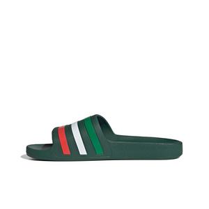adidas Adilette Aqua "Team Dark Green/Ftwr White/Bright Red" Men's Slide