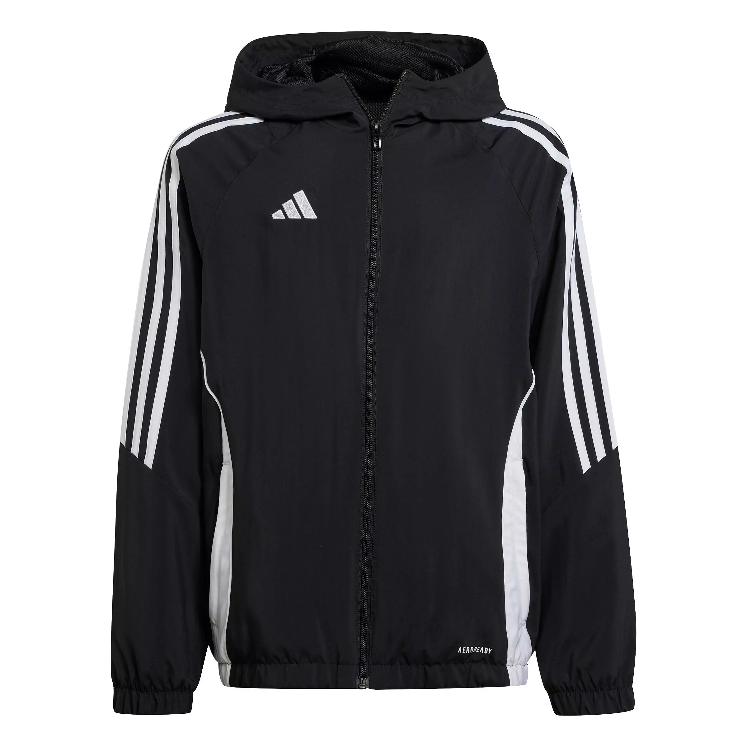 adidas Big Kids' Tiro 24 Soccer Windbreaker -Black - BLACK