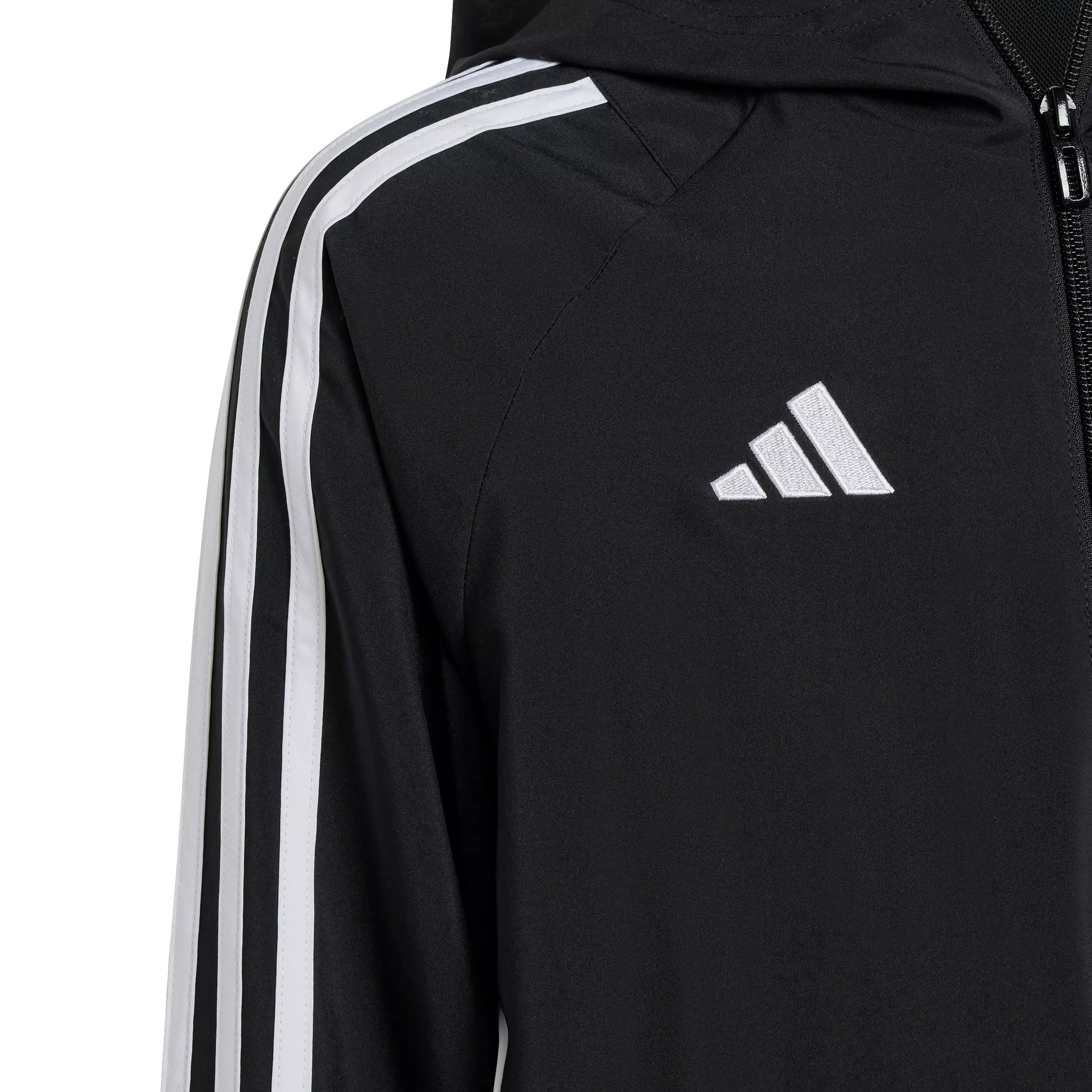 adidas Big Kids' Tiro 24 Soccer Windbreaker -Black - BLACK