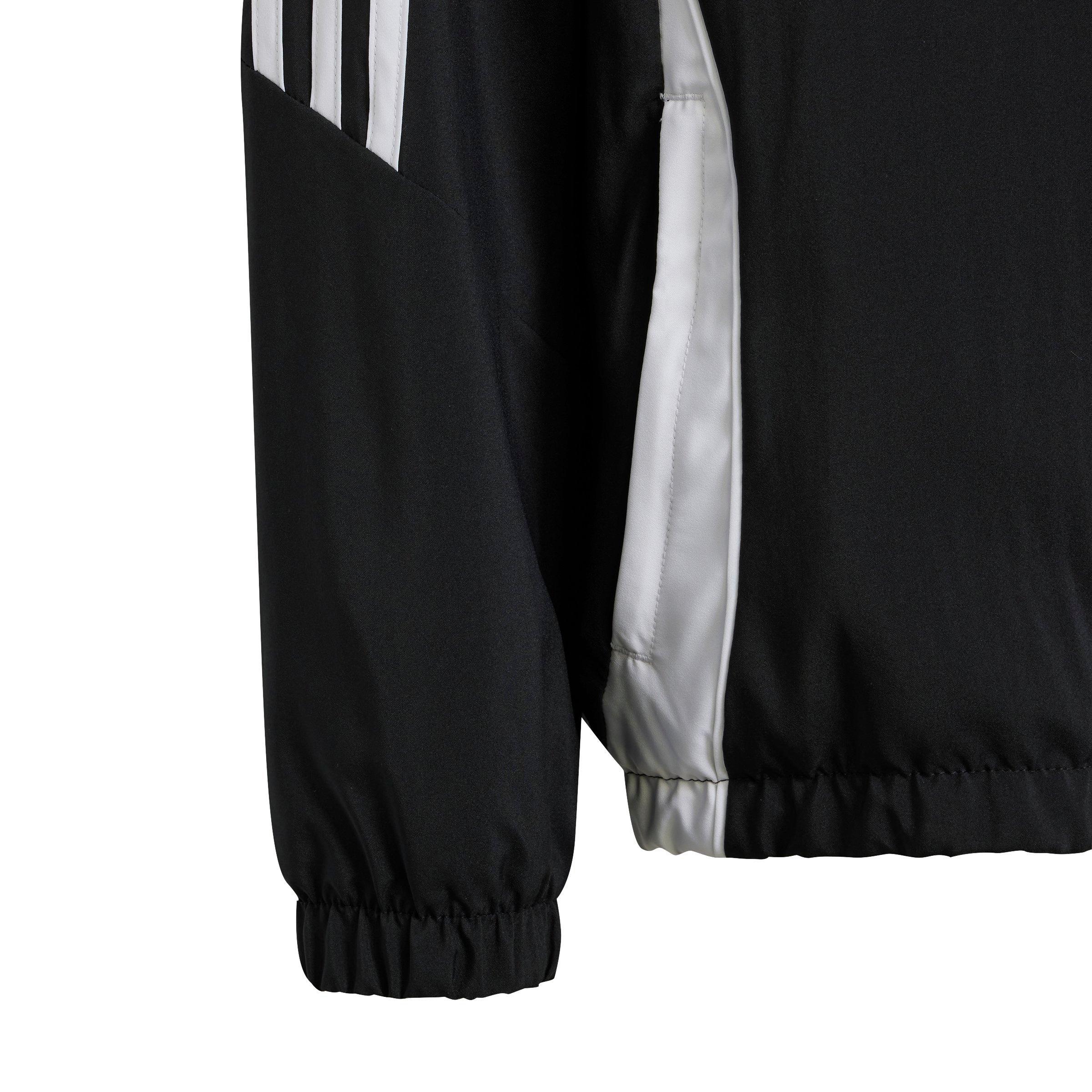 adidas Tiro 24 Soccer Big Kids' Black Windbreaker