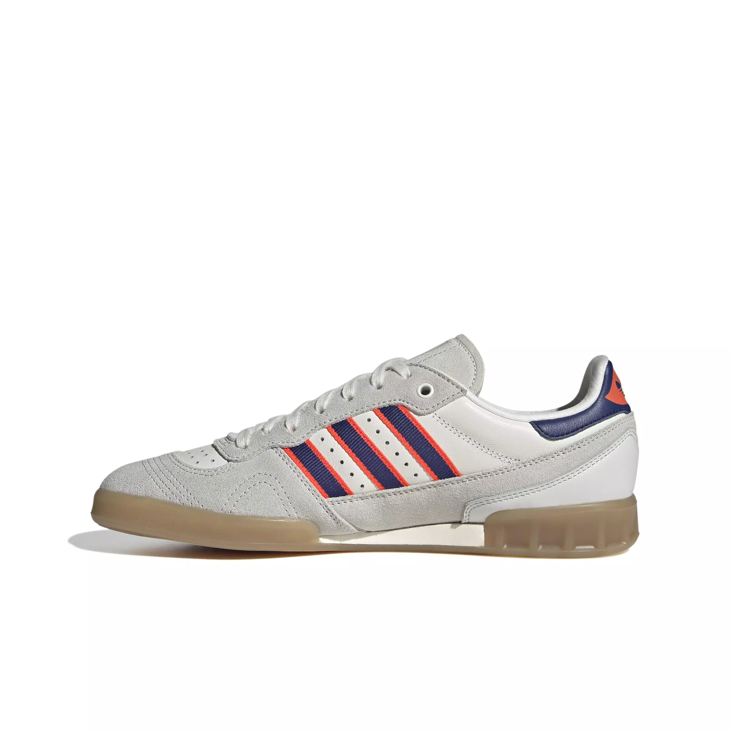 adidas Originals Handball Top RM "Crystal White/Victory Blue/Solar Red" Unisex Shoe - WHITE/BLUE/RED