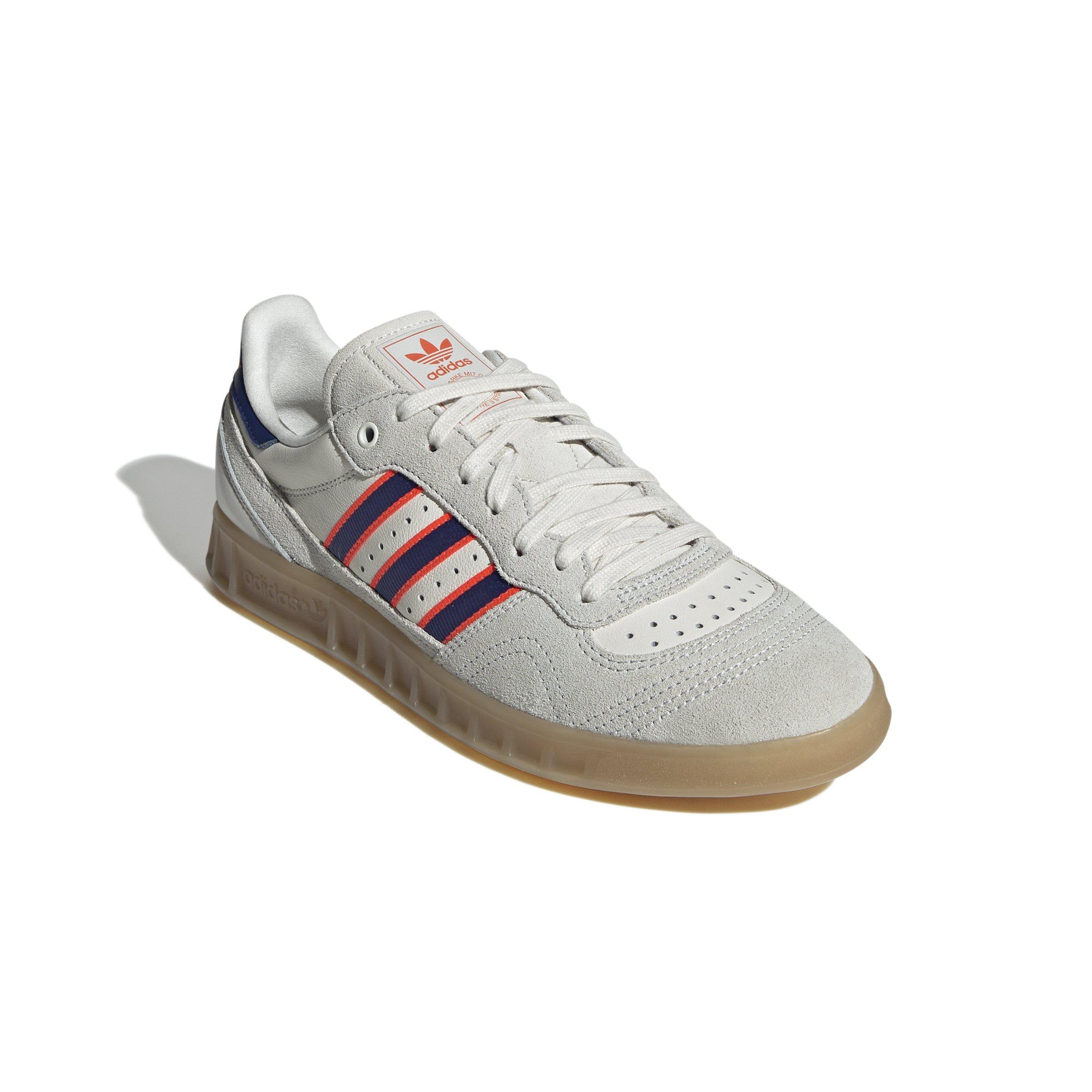 adidas Originals Handball Top RM "Crystal White/Victory Blue/Solar Red" Unisex Shoe - WHITE/BLUE/RED Thumbnail View 3