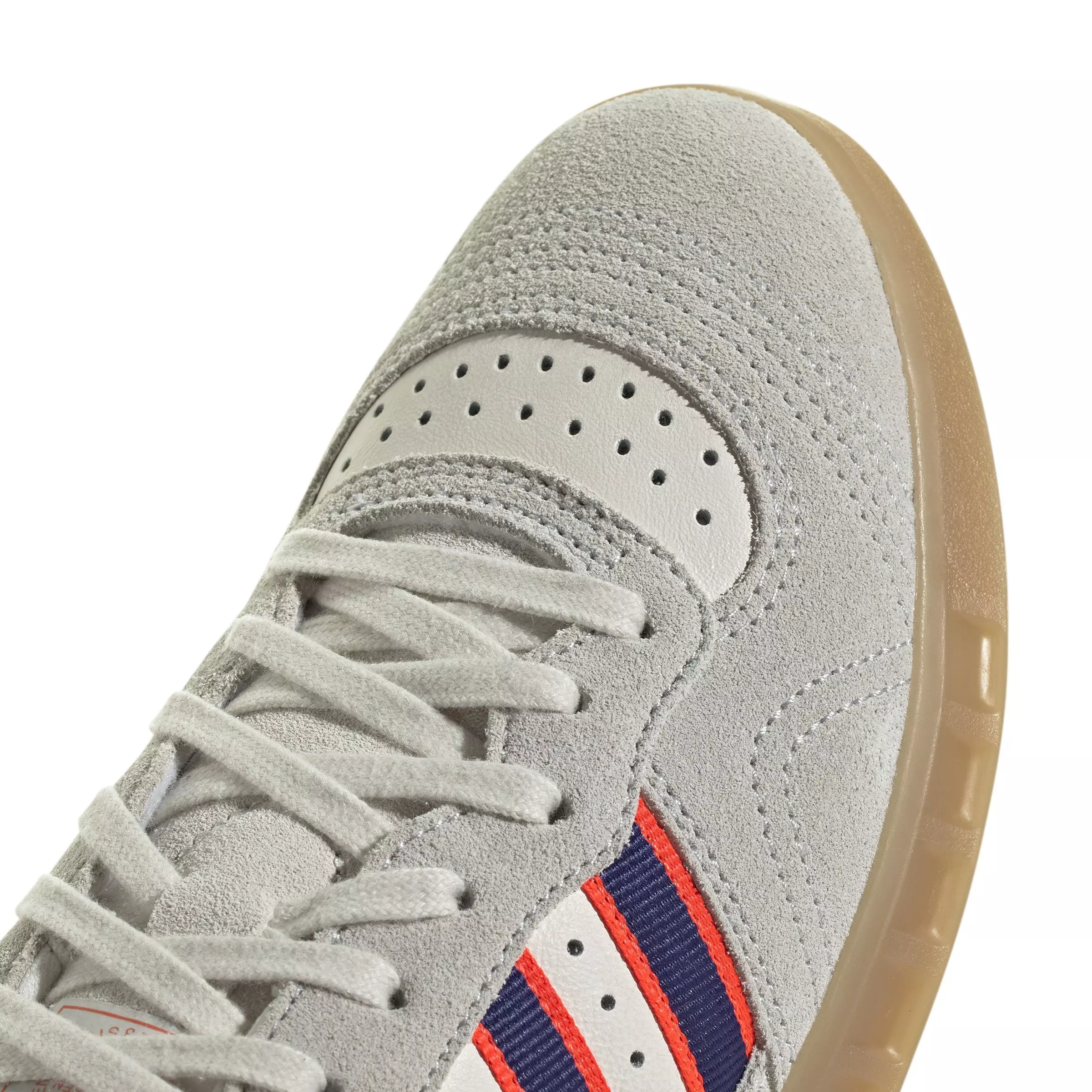 adidas Originals Handball Top RM "Crystal White/Victory Blue/Solar Red" Unisex Shoe - WHITE/BLUE/RED