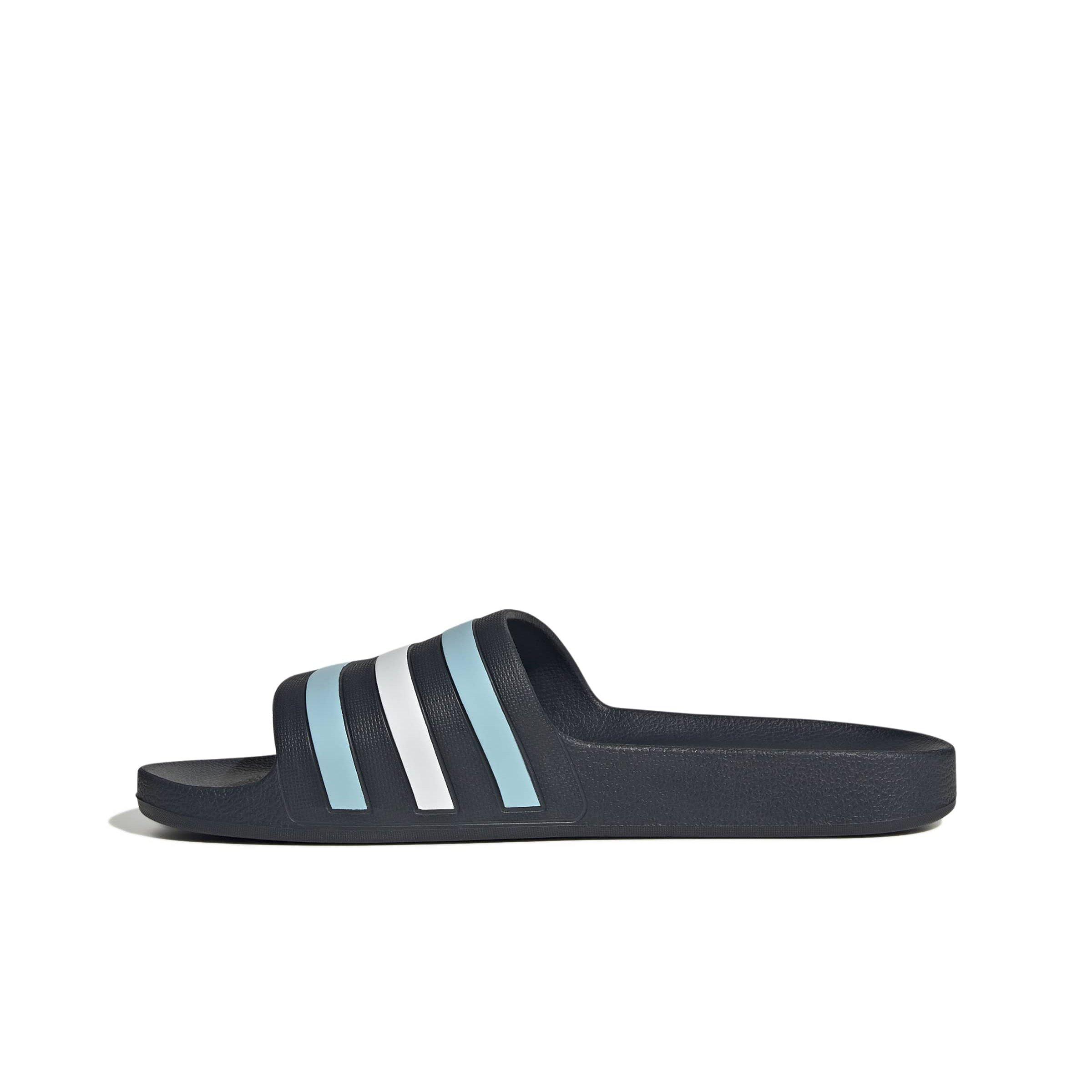 adidas Adilette Aqua "Night Navy/Icey Blue/Ftwr White" Men's Slide - NAVY/BLUE/WHITE Thumbnail View 2