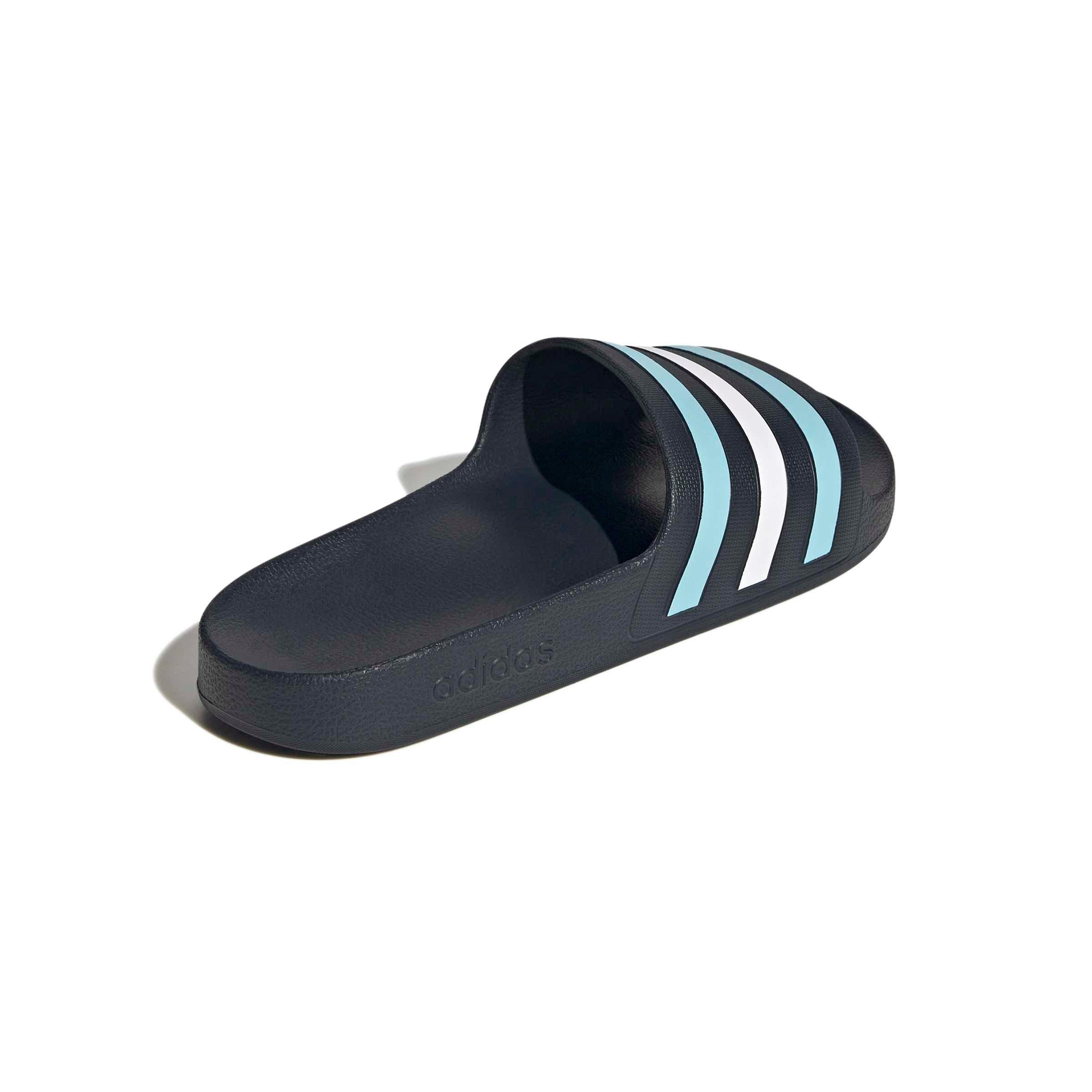 adidas Adilette Aqua "Night Navy/Icey Blue/Ftwr White" Men's Slide - NAVY/BLUE/WHITE Thumbnail View 4