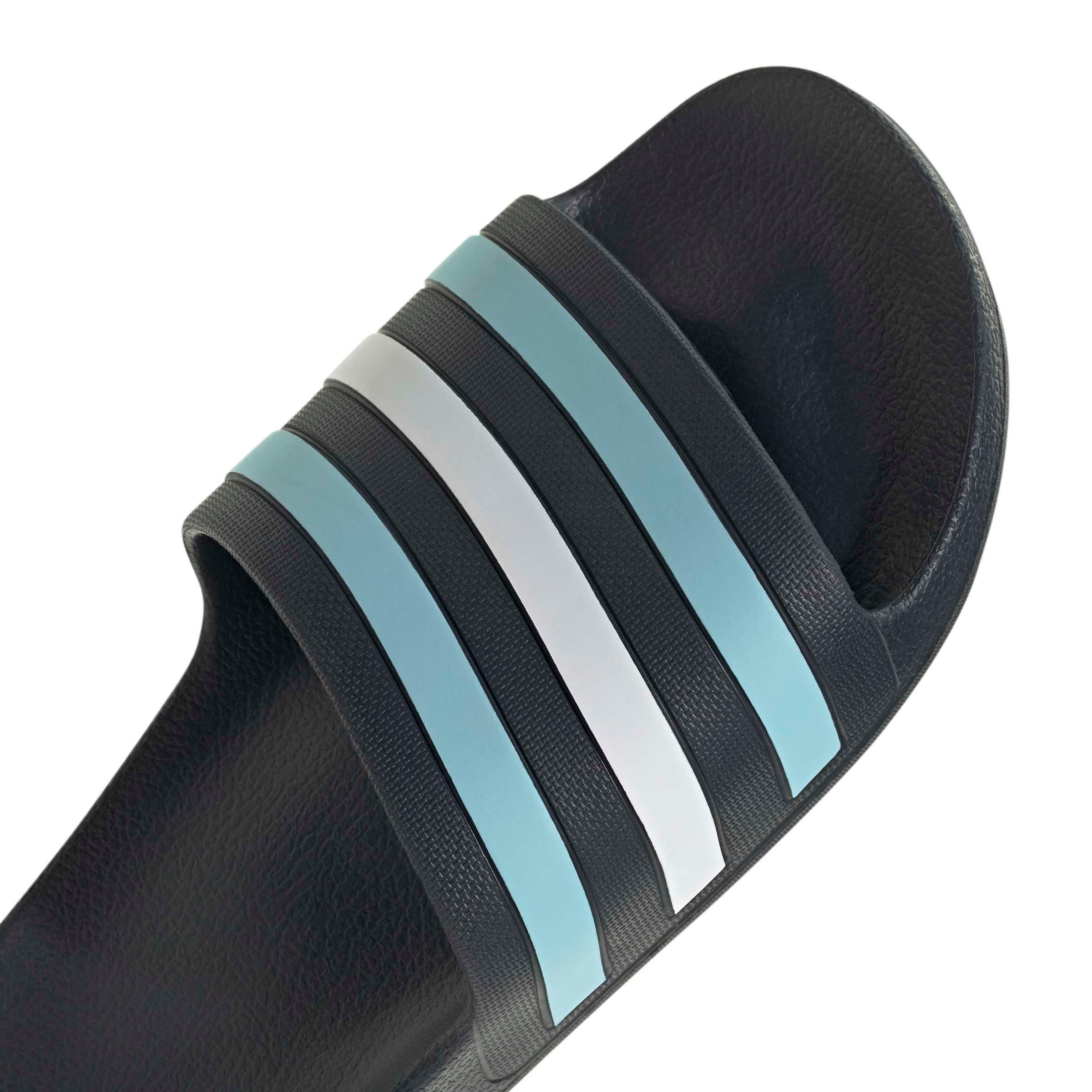 adidas Adilette Aqua "Night Navy/Icey Blue/Ftwr White" Men's Slide - NAVY/BLUE/WHITE Thumbnail View 7