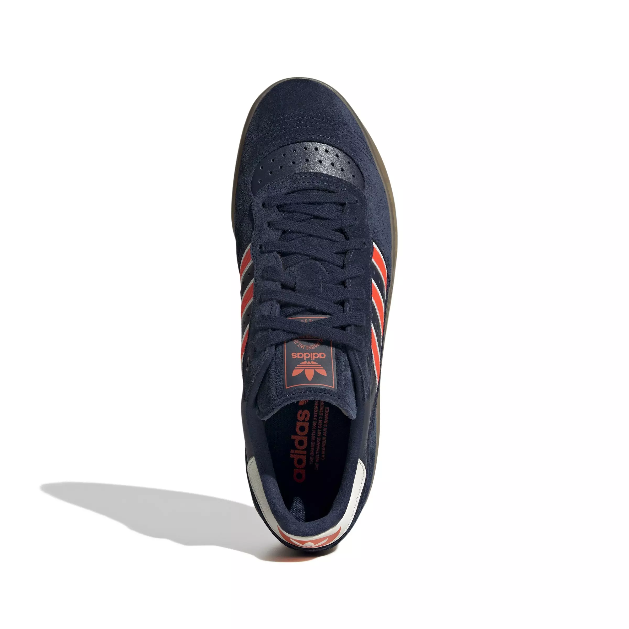 adidas Originals Handball Top RM "Night Indigo/Solar Red/Core White" Unisex Shoe - INDIGO/RED/WHITE