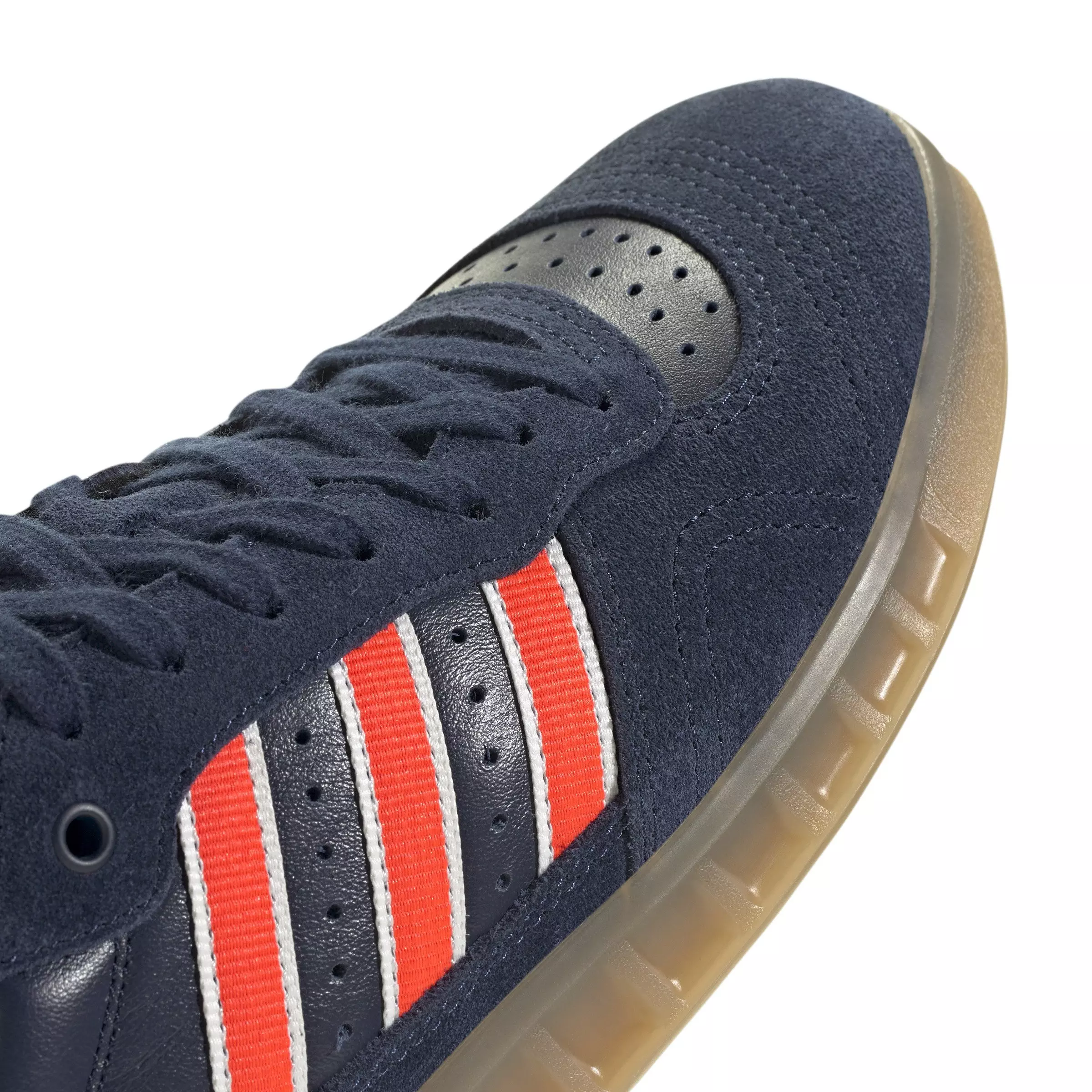 adidas Originals Handball Top RM "Night Indigo/Solar Red/Core White" Unisex Shoe - INDIGO/RED/WHITE