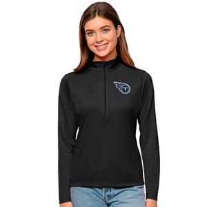 Antigua Women's Tennessee Titans Tribute Quarter-Zip Pullover Jacket