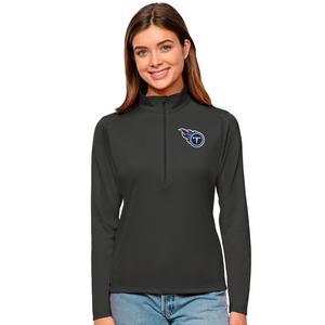Antigua Women's Tennessee Titans Tribute Quarter-Zip Pullover Jacket