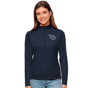 Antigua Women's Tennessee Titans Tribute Quarter-Zip Pullover Jacket