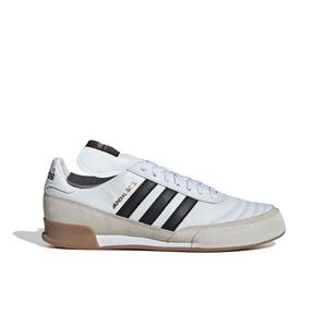 adidas Mundial Goal Indoor "Ftwr White/Core Black/Gold Metallic" Men's Soccer Shoe