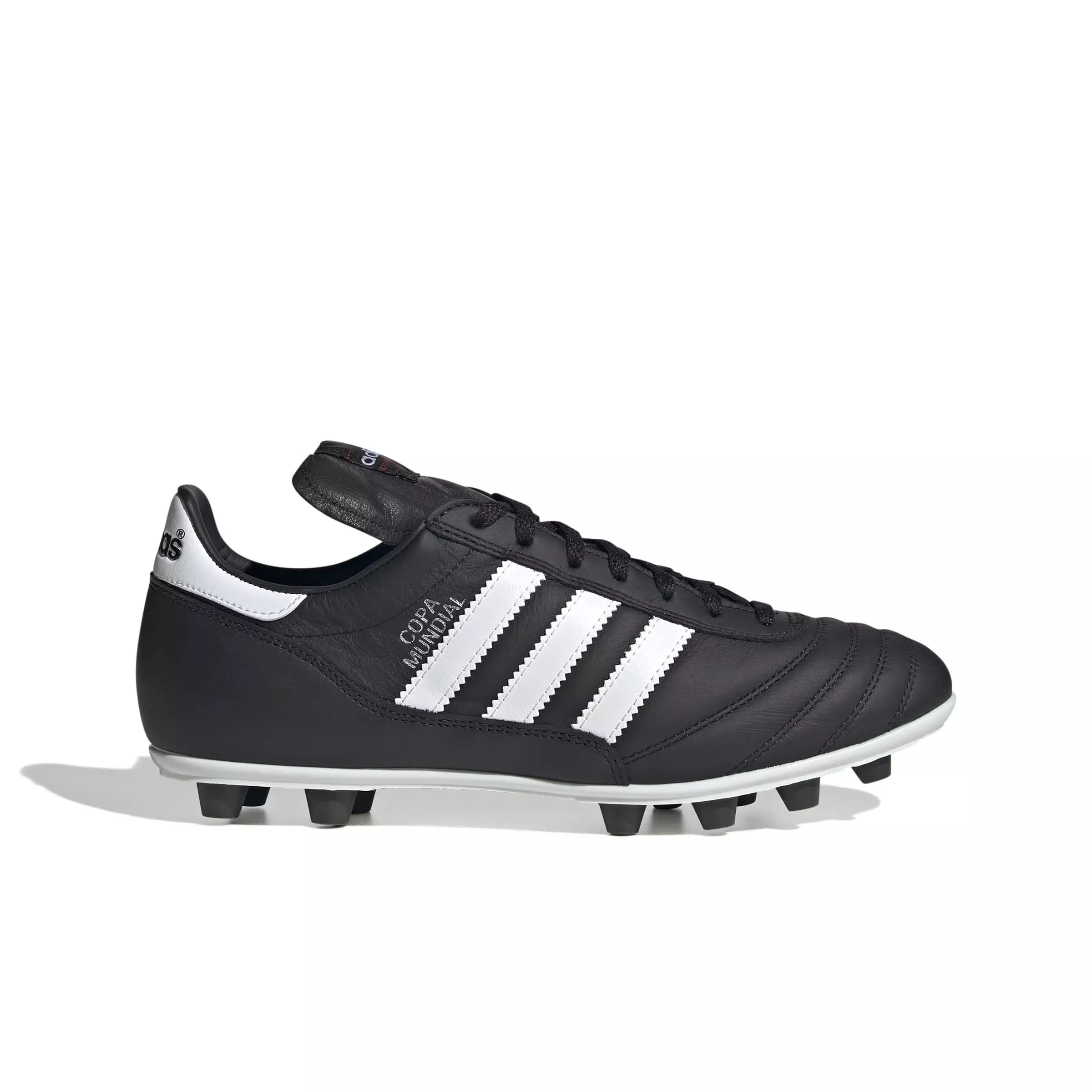 adidas Copa Mundial FG "Core Black/Ftwr White/Silver Metallic" Men's Soccer Cleat - BLACK/WHITE/SILVER