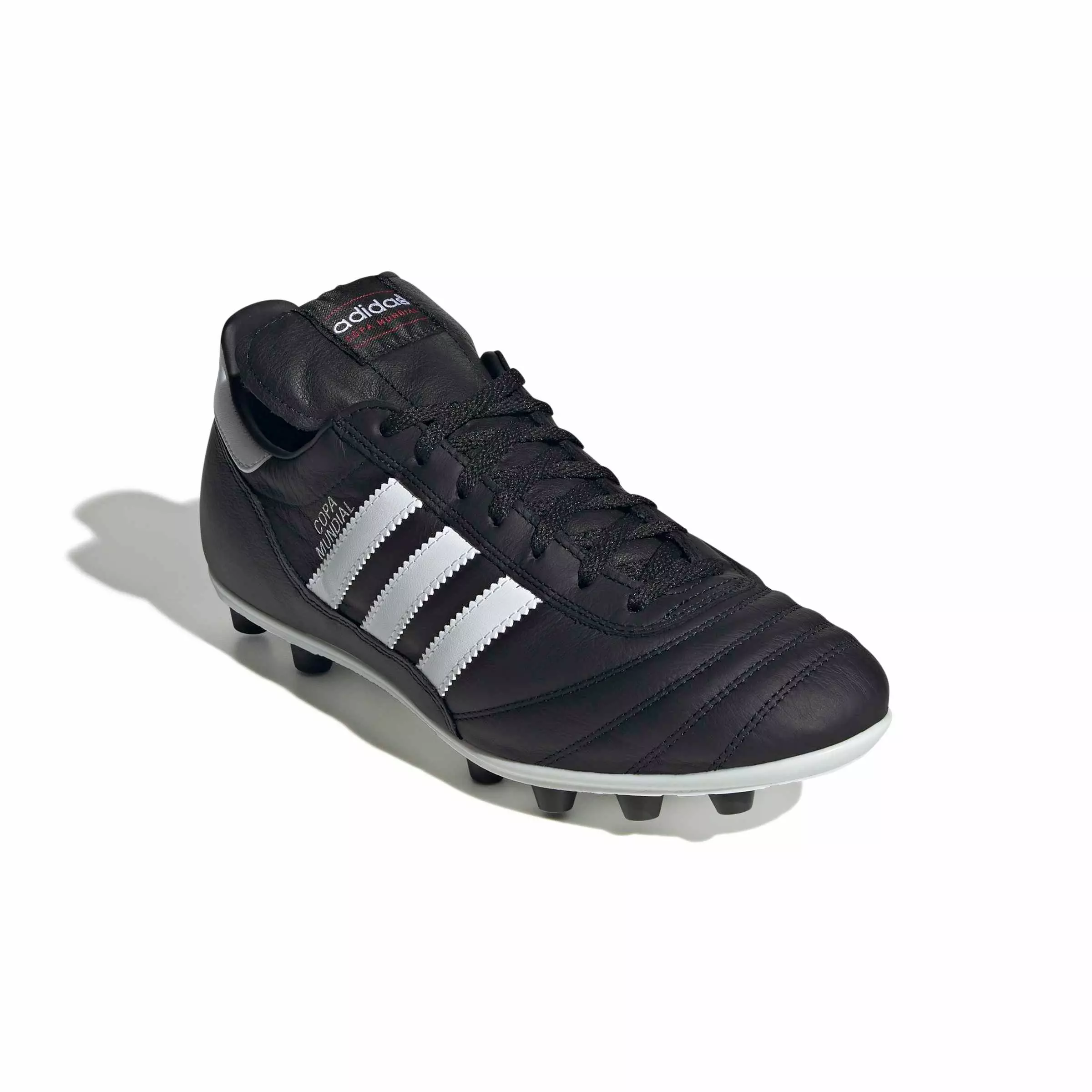 adidas Copa Mundial FG "Core Black/Ftwr White/Silver Metallic" Men's Soccer Cleat - BLACK/WHITE/SILVER