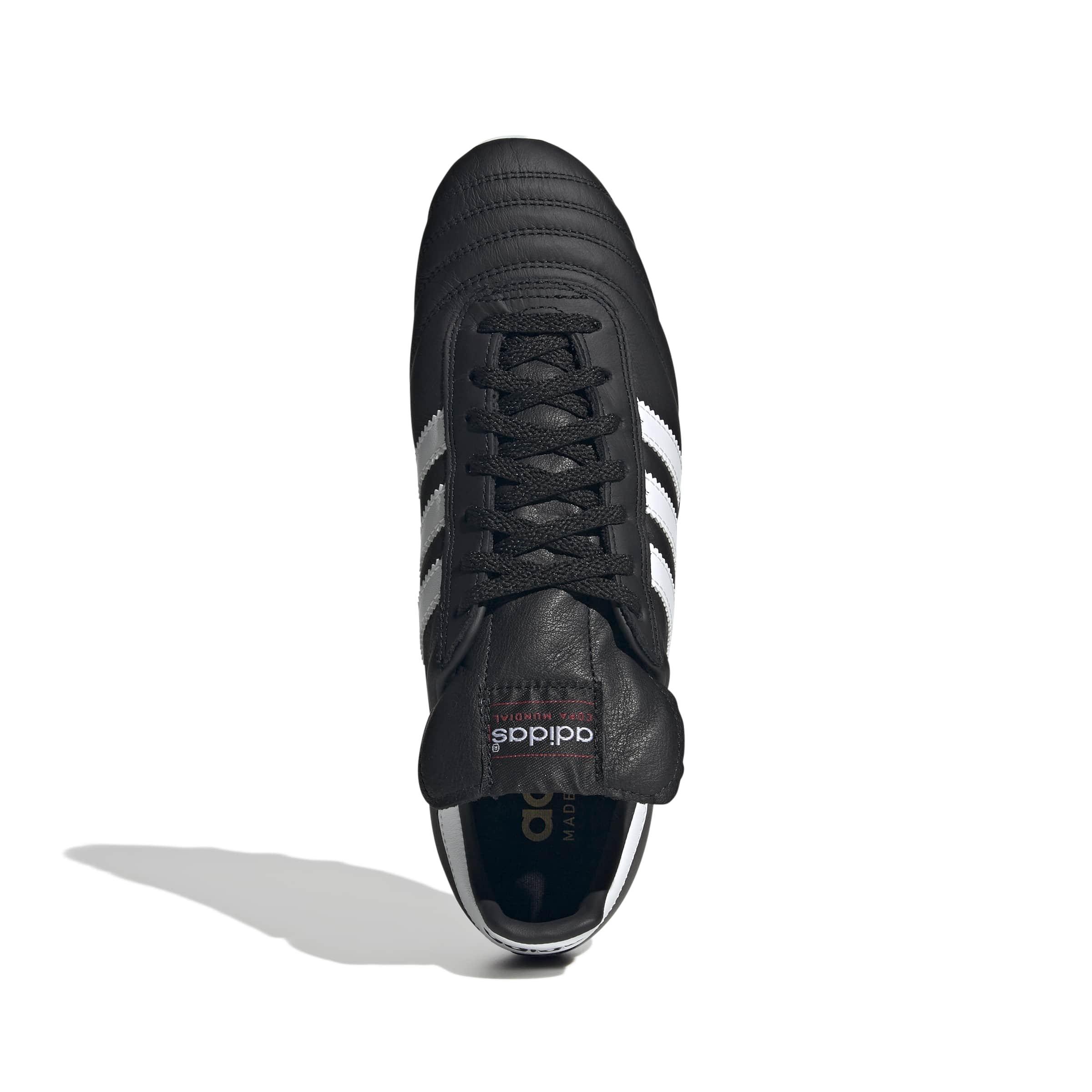 adidas Copa Mundial FG "Core Black/Ftwr White/Silver Metallic" Men's Soccer Cleat - BLACK/WHITE/SILVER Thumbnail View 5