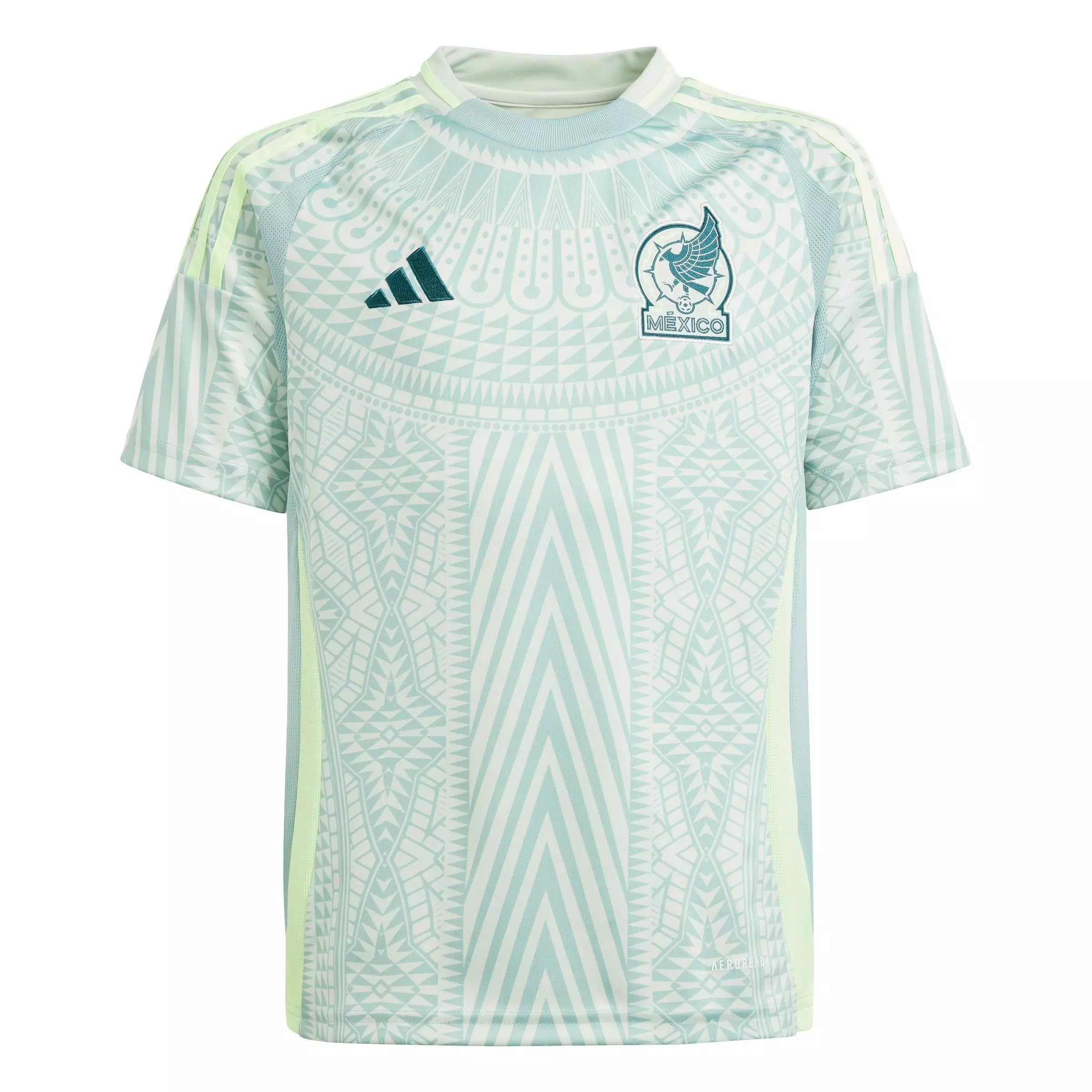 adidas Big Kids' Mexico 2024 Away Soccer Jersey -Green - GREEN