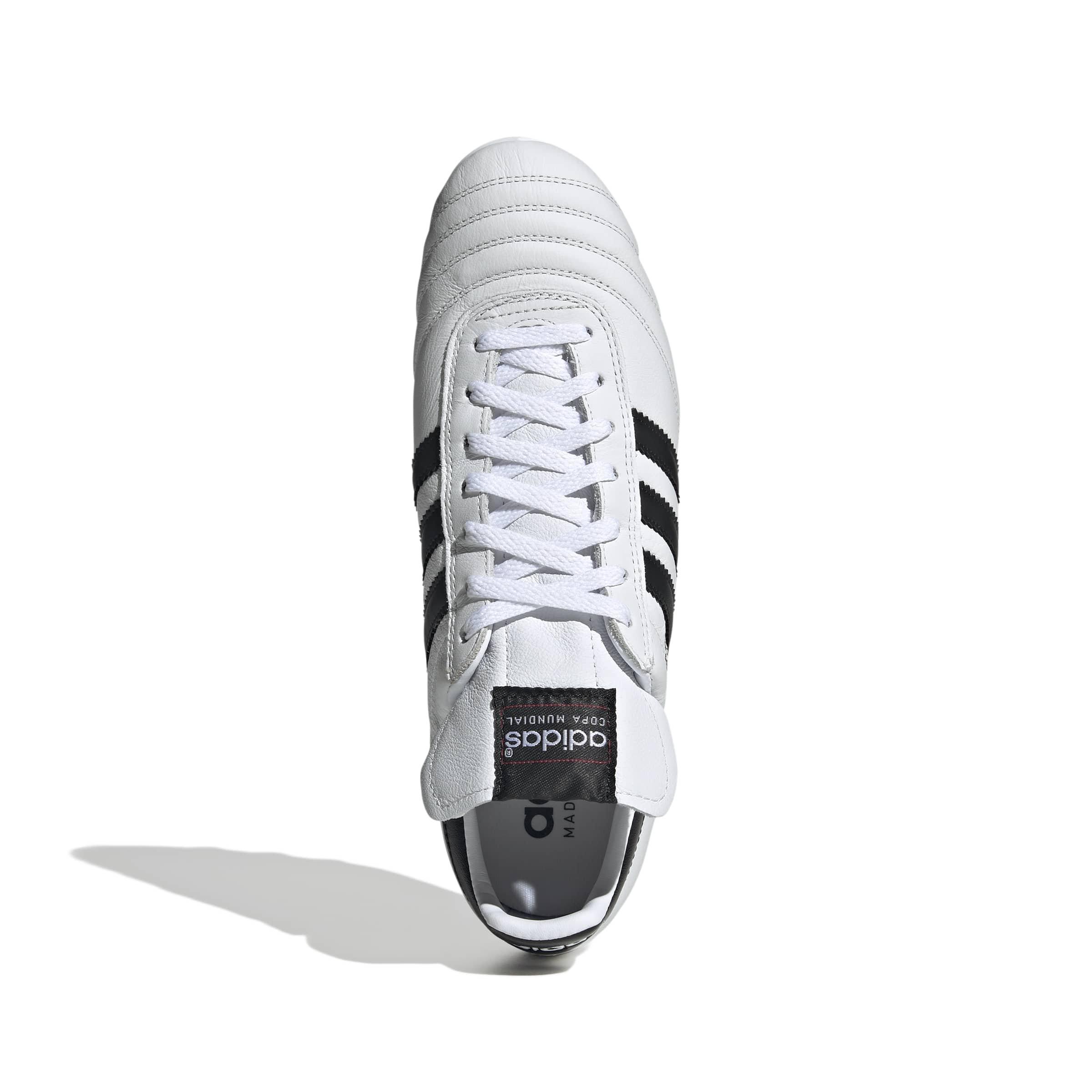 adidas Copa Mundial FG "Ftwr White/Core Black/Gold Metallic" Men's Soccer Cleat - WHITE/BLACK/GOLD Thumbnail View 5