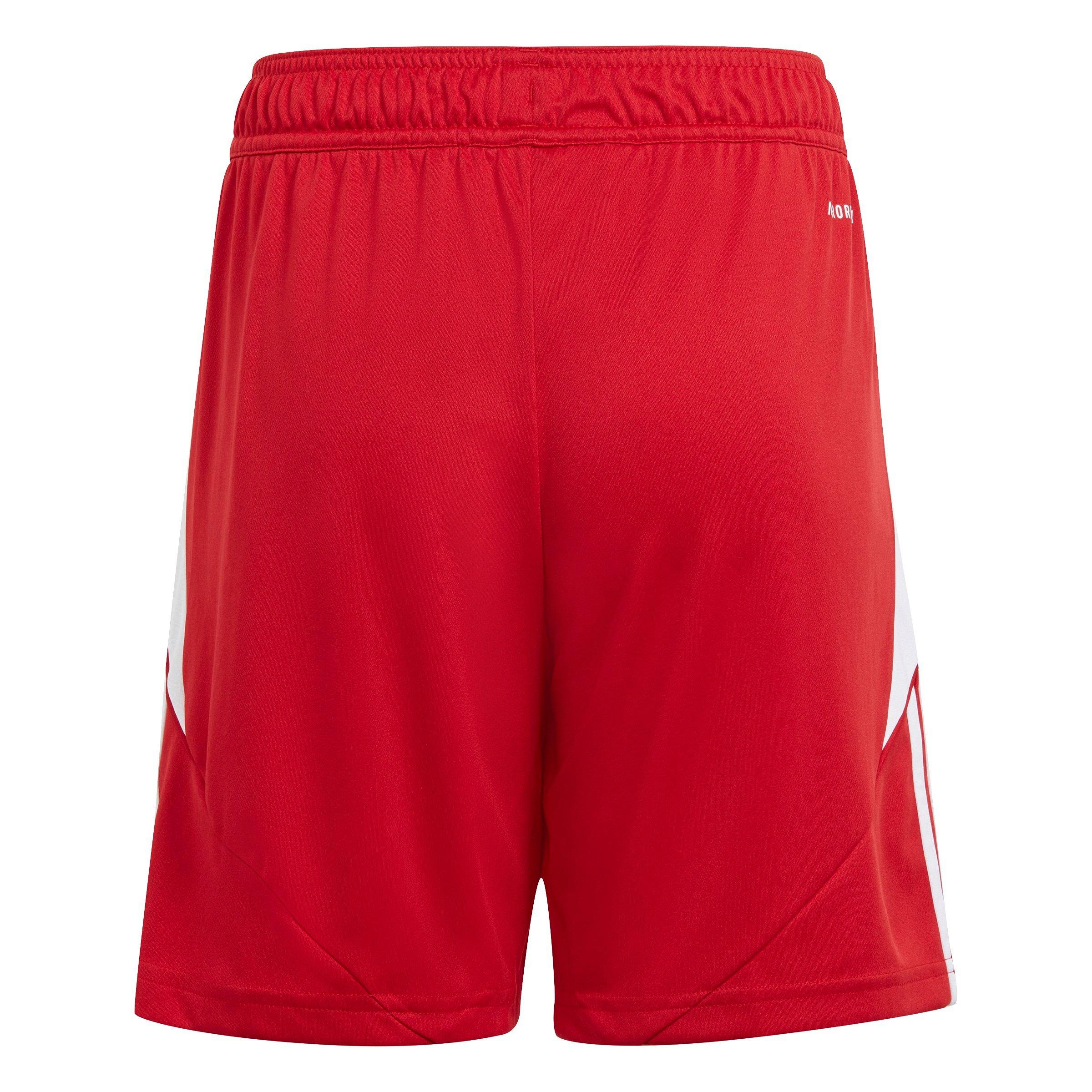 adidas Tiro 24 Big Kids' Red Soccer Shorts