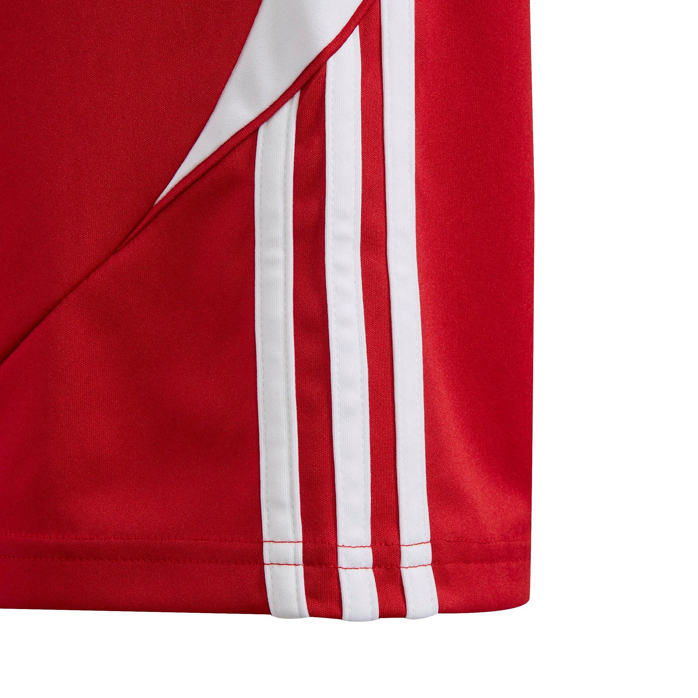 adidas Tiro 24 Big Kids' Red Soccer Shorts