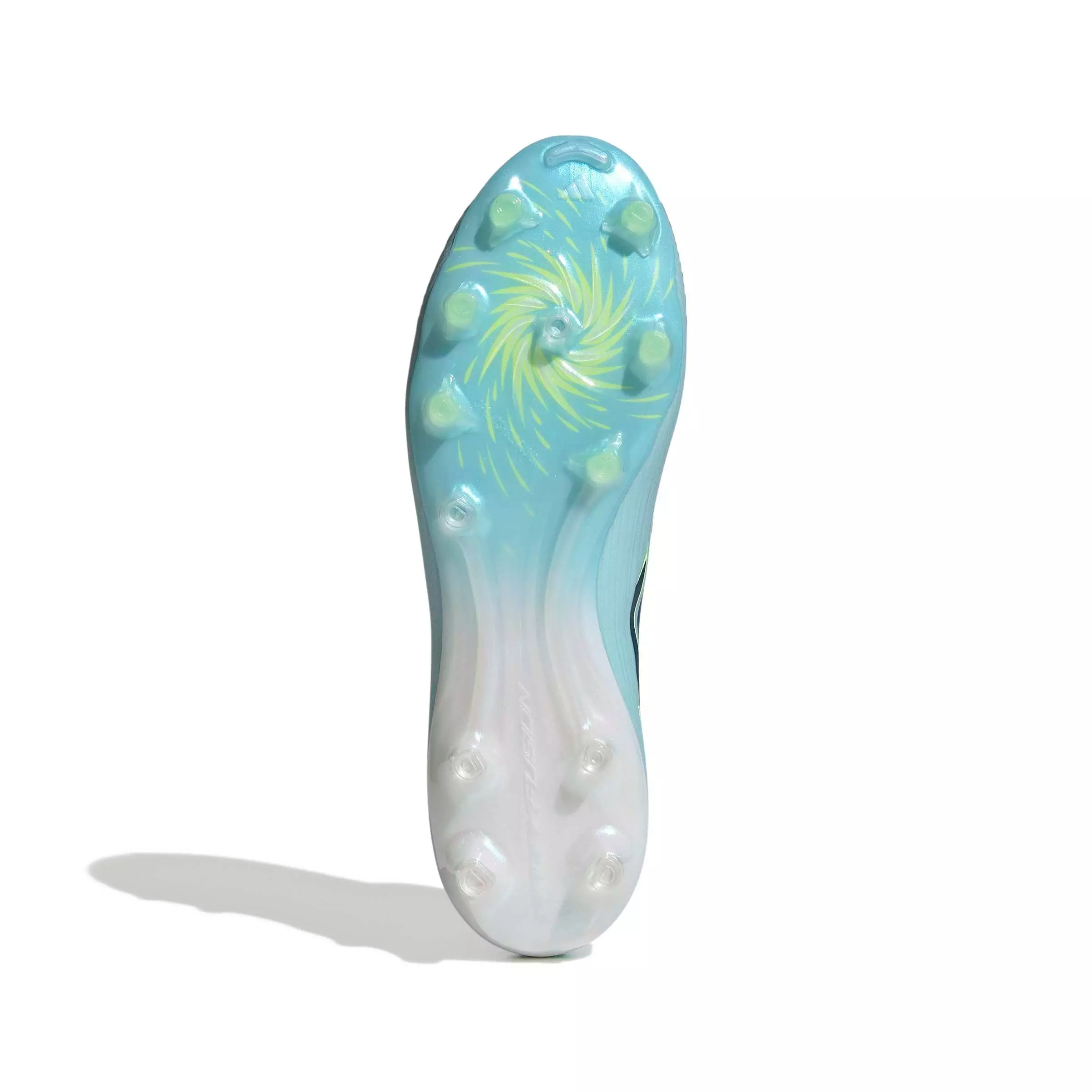 adidas F50 Sparkfusion Pro Mid Cut FG "Almost Blue/Dusky Petrol/Hi-Res Yellow" Women's Soccer Cleat - BLUE/DUSKY/YELLOW