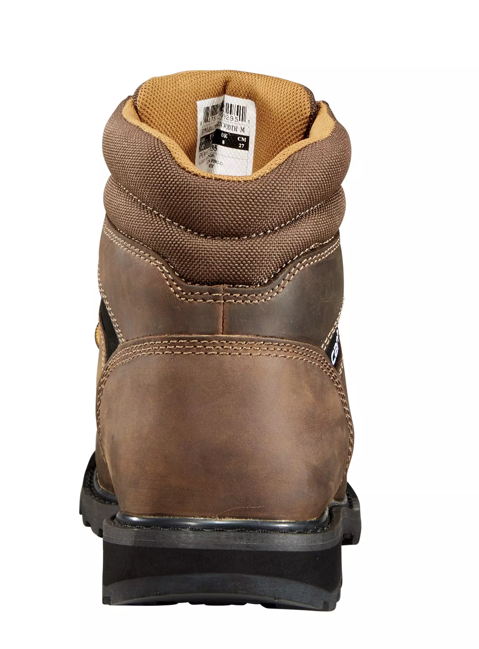 Carhartt 6" Soft Toe "Crazy Horse Brown Oil Tanned" Men's Wide Work Boot - BROWN