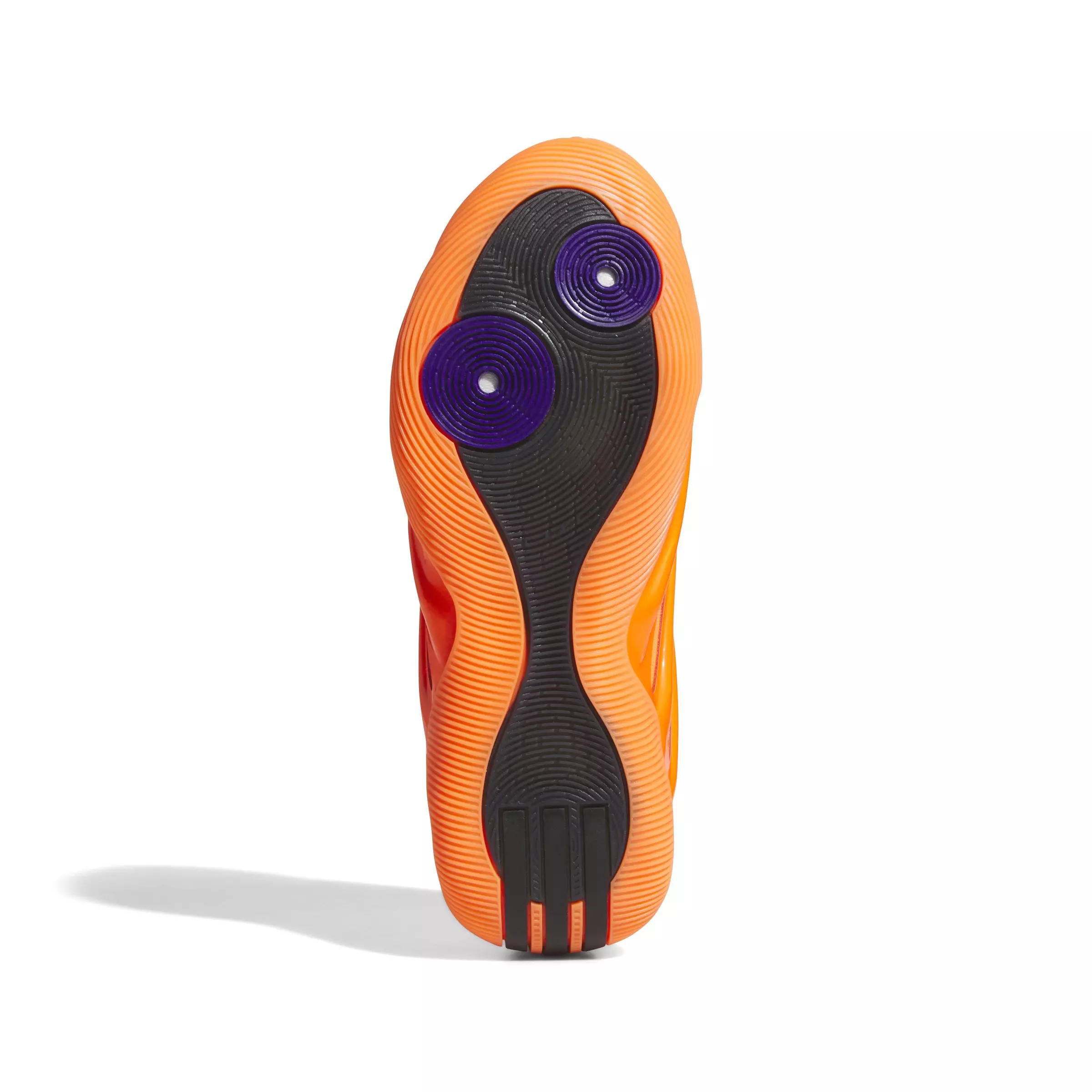 adidas Harden Volume 9 "Solar Orange/Core Black/Collegiate Purple" Unisex Basketball Shoe - ORANGE/BLACK/PURPLE