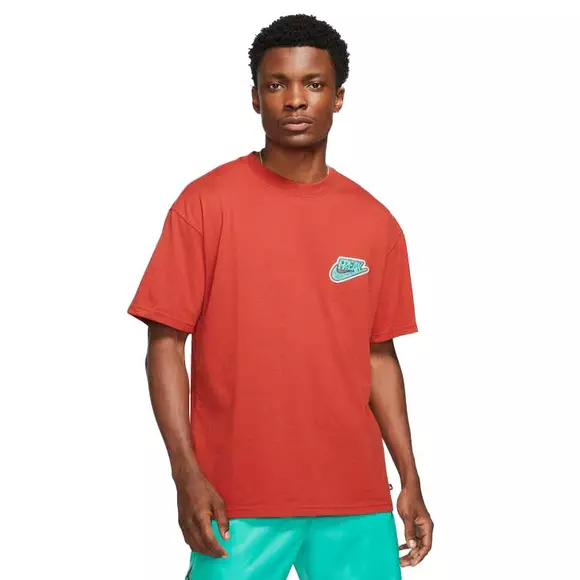 Nike Men's Giannis Freak Red Premium Basketball T-Shirt - Hibbett
