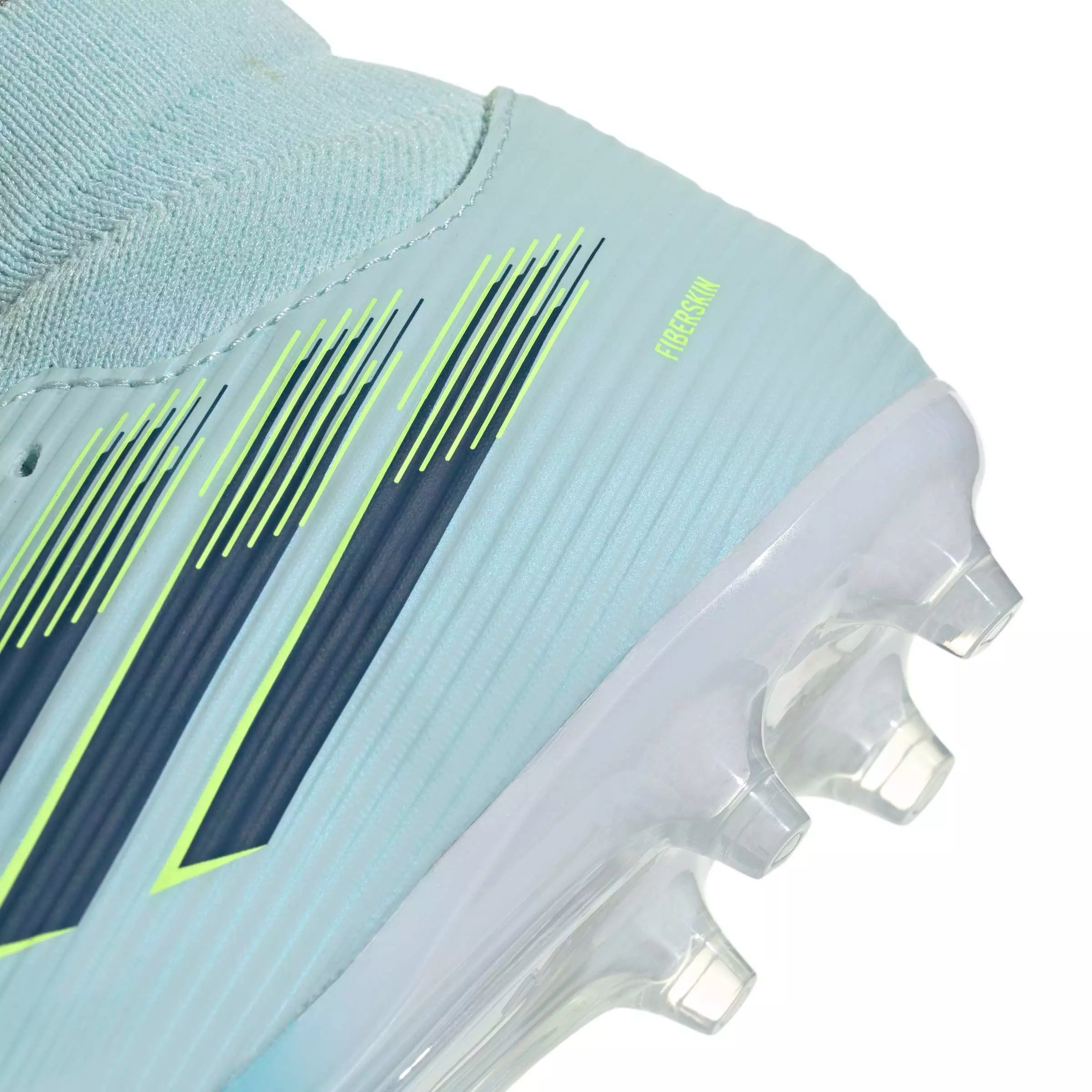 adidas F50 Sparkfusion League MC FG "Almost Blue/Dusky Petrol/Hi-Res Yellow" Women's Soccer Cleat - BLUE/DUSKY/YELLOW
