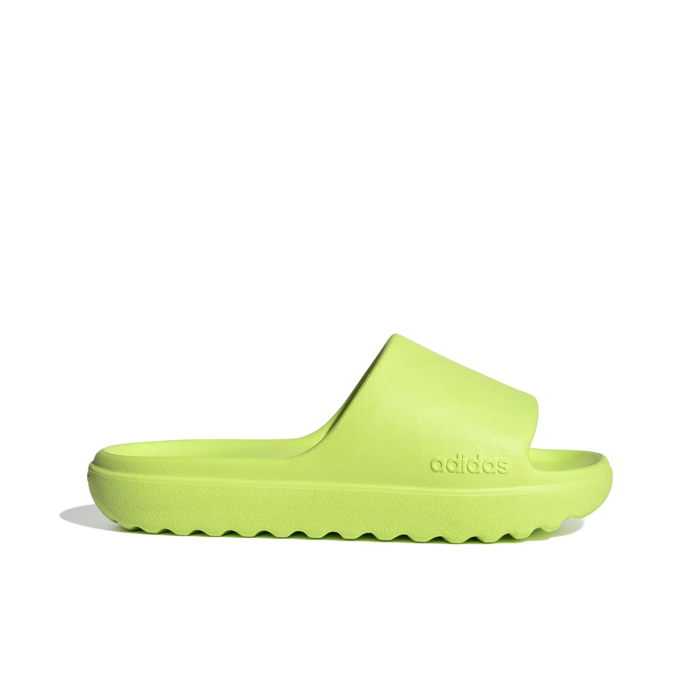 adidas Adilette Lumia "Pulse Lime/Pulse Lime/Pulse Lime" Unisex Slide - LIME/LIME/LIME Thumbnail View 1