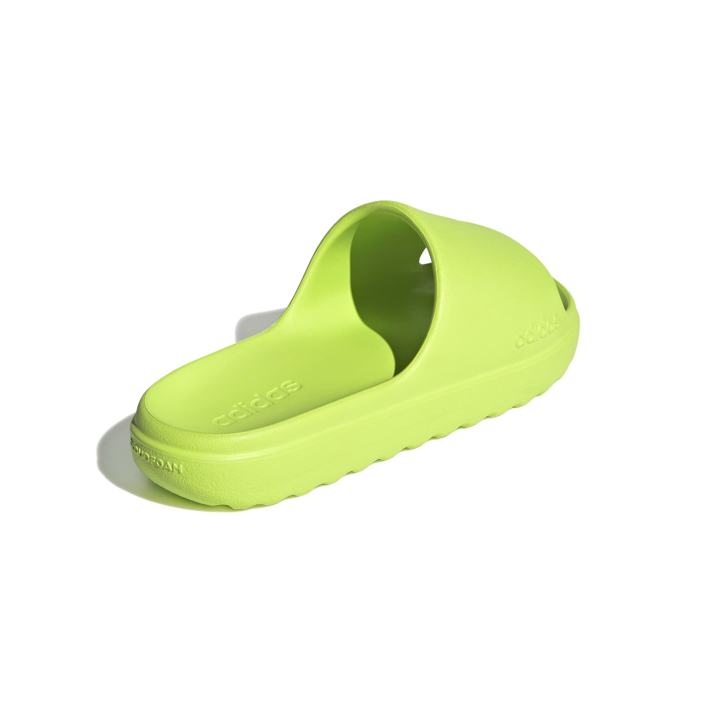 adidas Adilette Lumia "Pulse Lime/Pulse Lime/Pulse Lime" Unisex Slide - LIME/LIME/LIME Thumbnail View 4