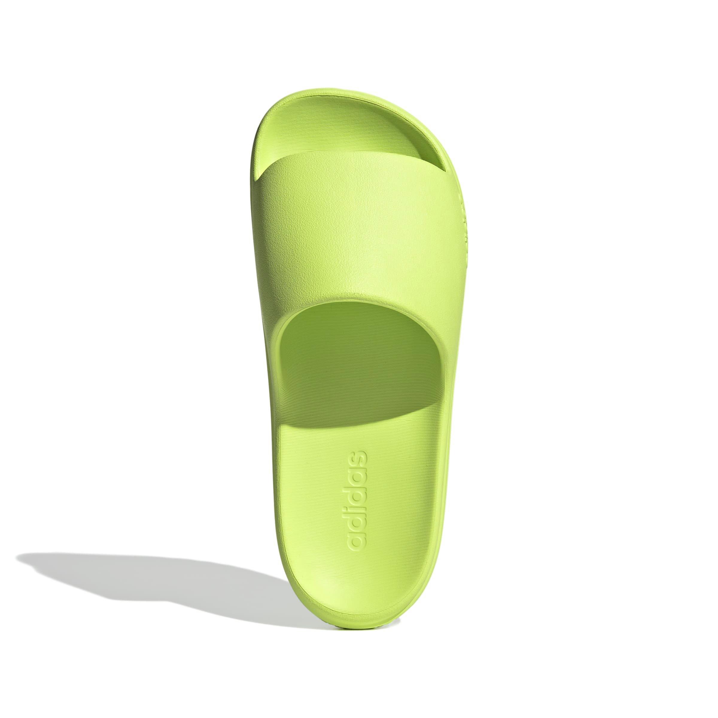 adidas Adilette Lumia "Pulse Lime/Pulse Lime/Pulse Lime" Unisex Slide - LIME/LIME/LIME Thumbnail View 5