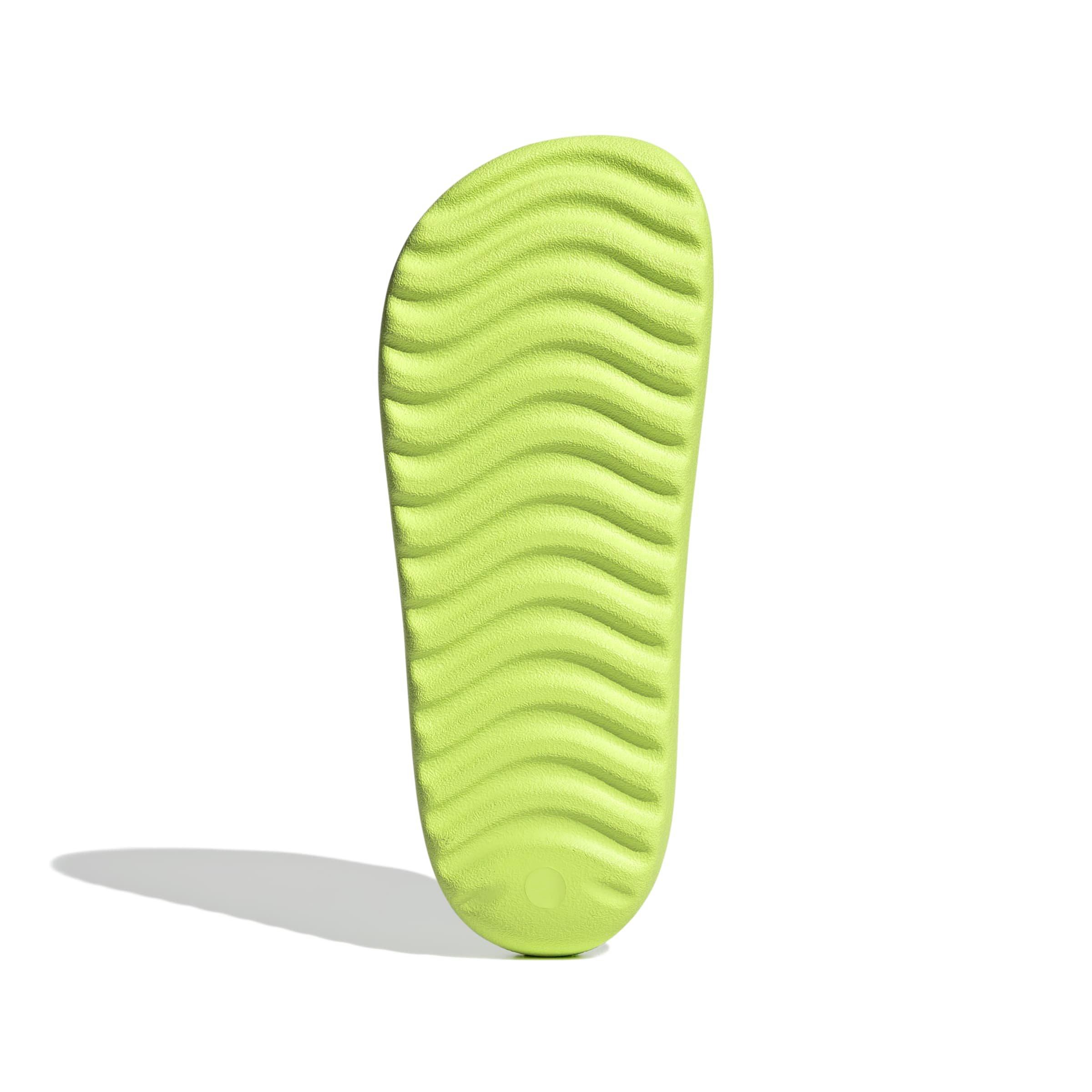 adidas Adilette Lumia "Pulse Lime/Pulse Lime/Pulse Lime" Unisex Slide - LIME/LIME/LIME Thumbnail View 6